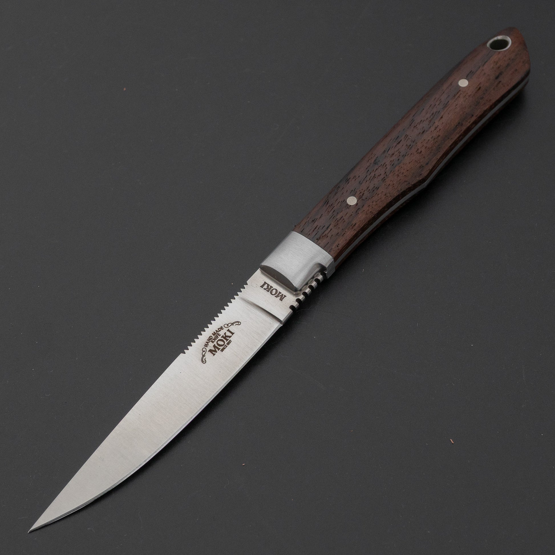 MOKI Trout & Bird 2.0 Fixed Blade Rosewood Handle