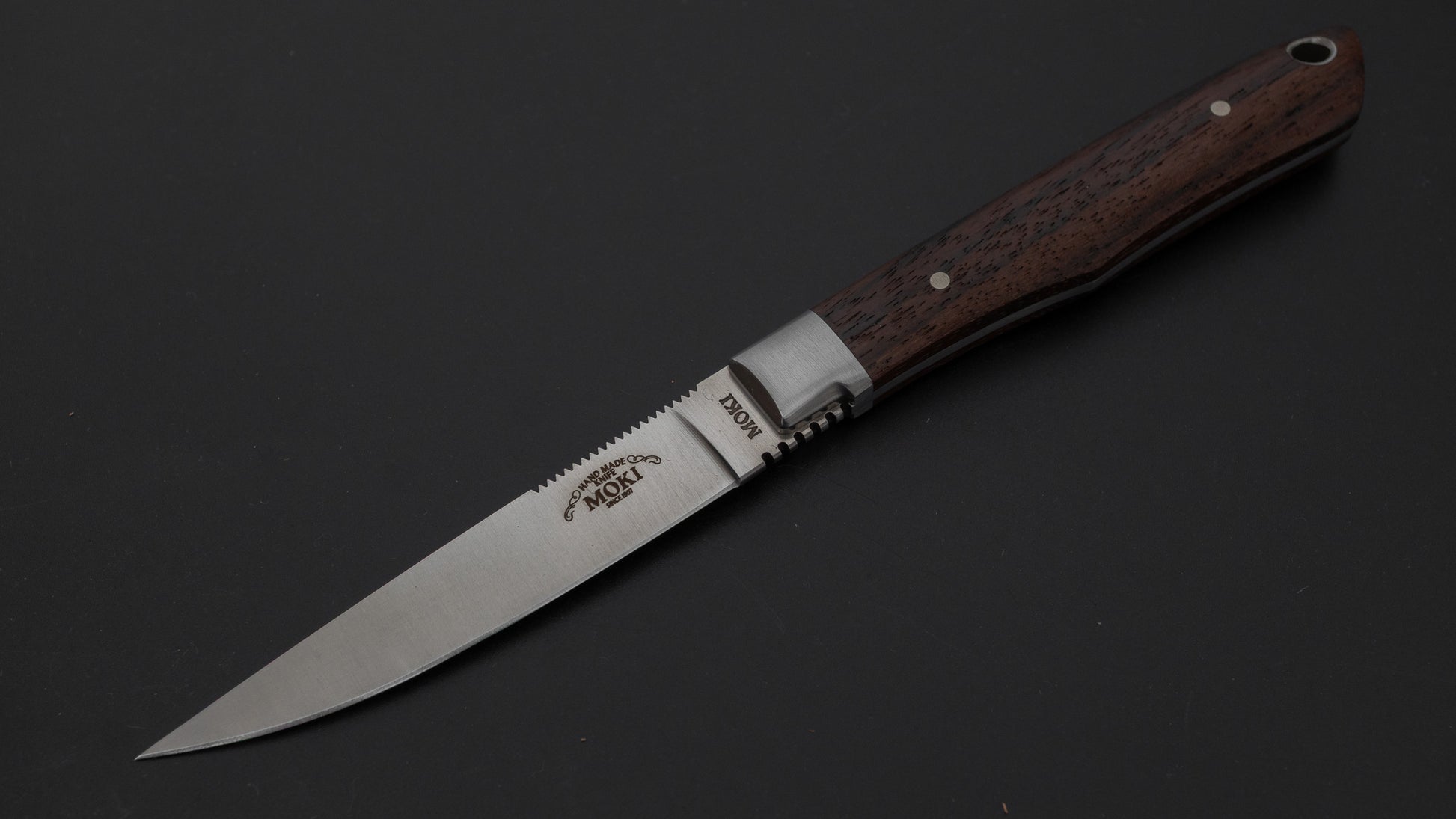 MOKI Trout & Bird 2.0 Fixed Blade Rosewood Handle