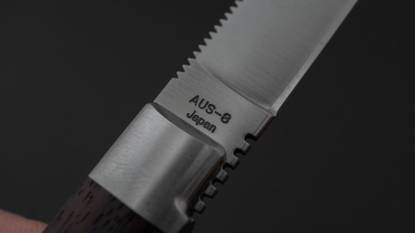 MOKI Trout & Bird 2.0 Fixed Blade Rosewood Handle