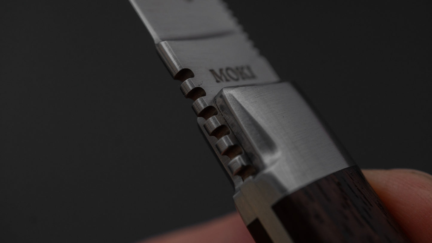 MOKI Trout & Bird 2.0 Fixed Blade Rosewood Handle