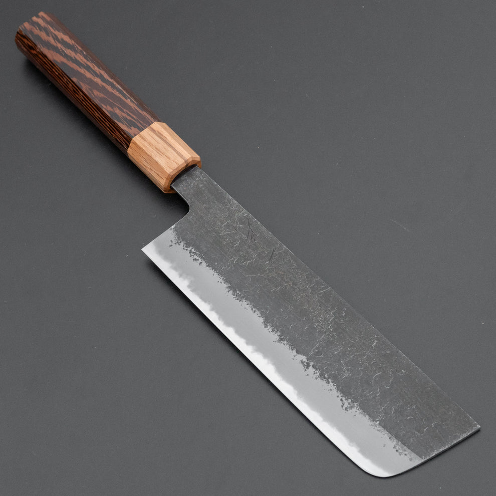 Hitohira Hinode Nashiji White #2 Nakiri 165mm Wenge Handle – HITOHIRA