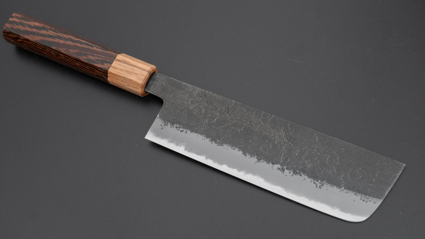 Hitohira Hinode Nashiji White #2 Nakiri 165mm Wenge Handle