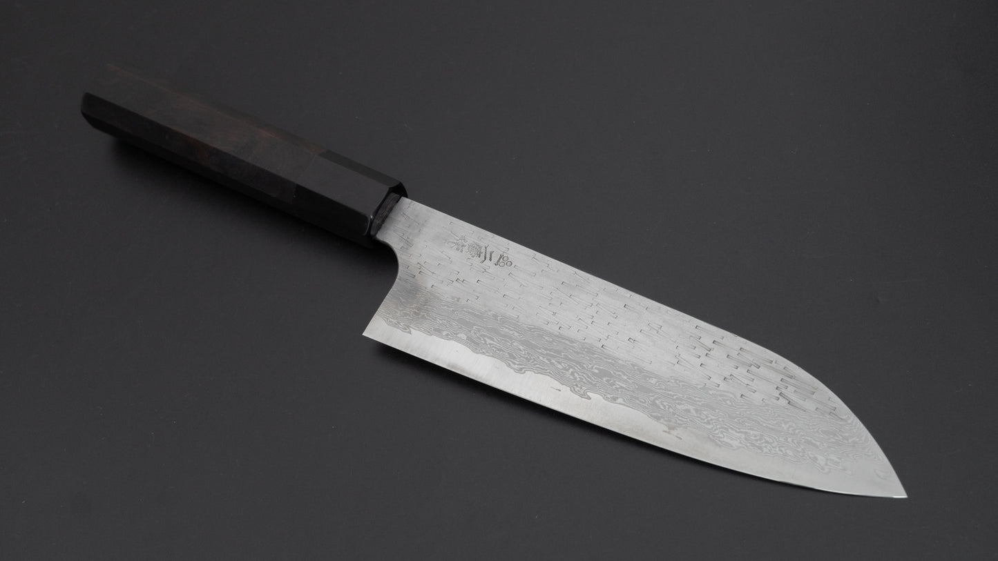 Nigara VG XEOS Santoku 170mm Ebony Handle