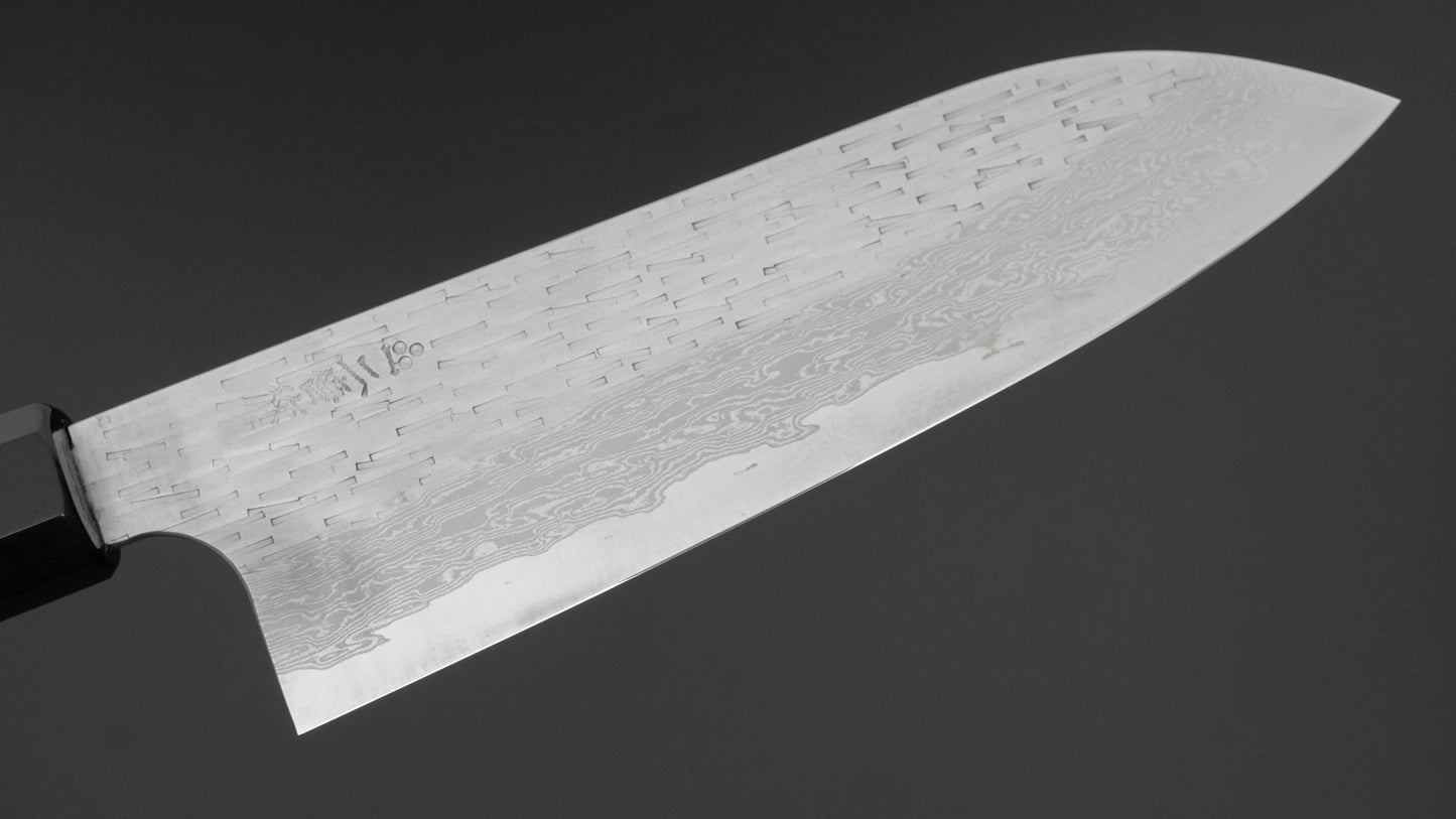 Nigara VG XEOS Santoku 170mm Ebony Handle