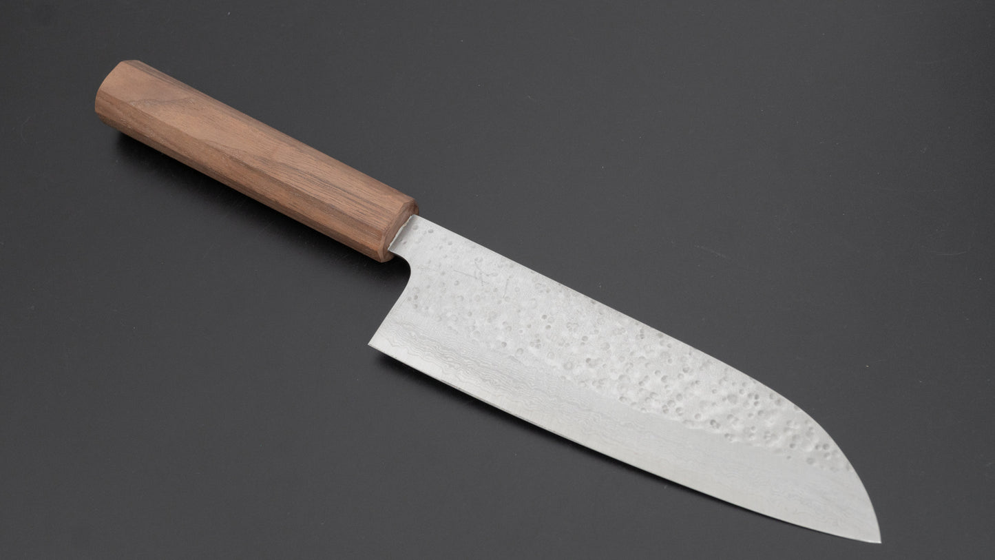 Hitohira STK VG-7 Santoku 165mm Walnut Handle