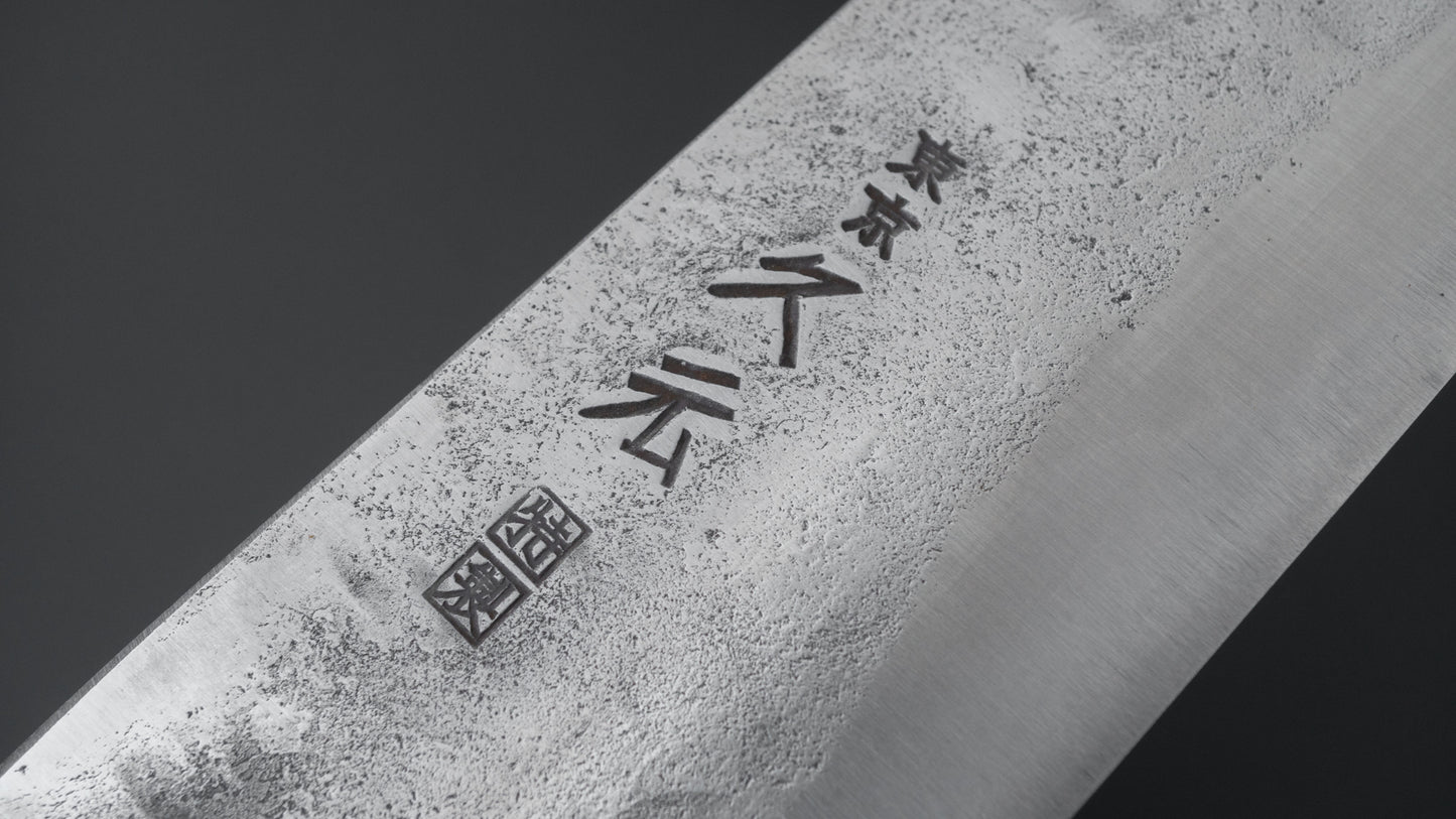 Morihei Hisamoto Blue Super Tsuchime Stainless Clad Bunka 165mm Ho Wood Handle - HITOHIRA