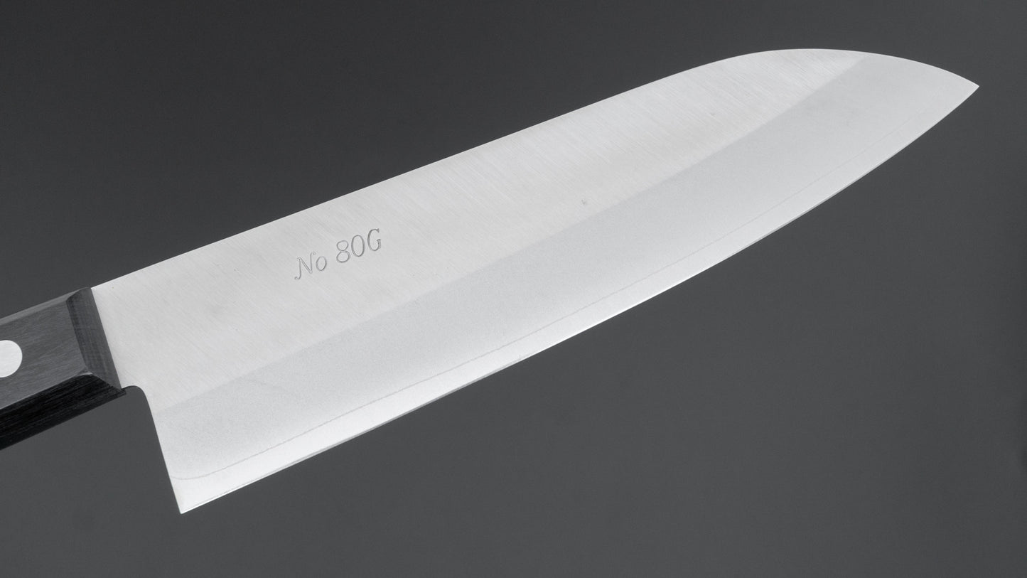 Morihei Kiyomitsu 80G Santoku Pakka Handle