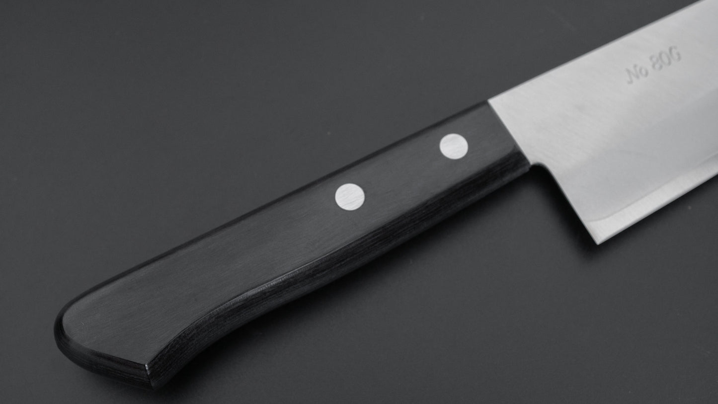 Morihei Kiyomitsu 80G Santoku Pakka Handle