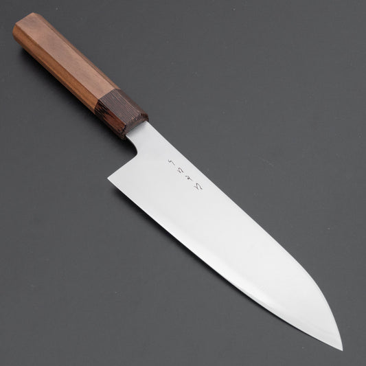 Hitohira KH Stainless Santoku 180mm Walnut Handle