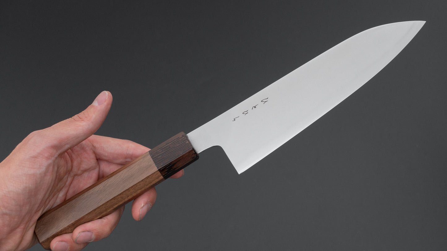 Hitohira KH Stainless Santoku 180mm Walnut Handle