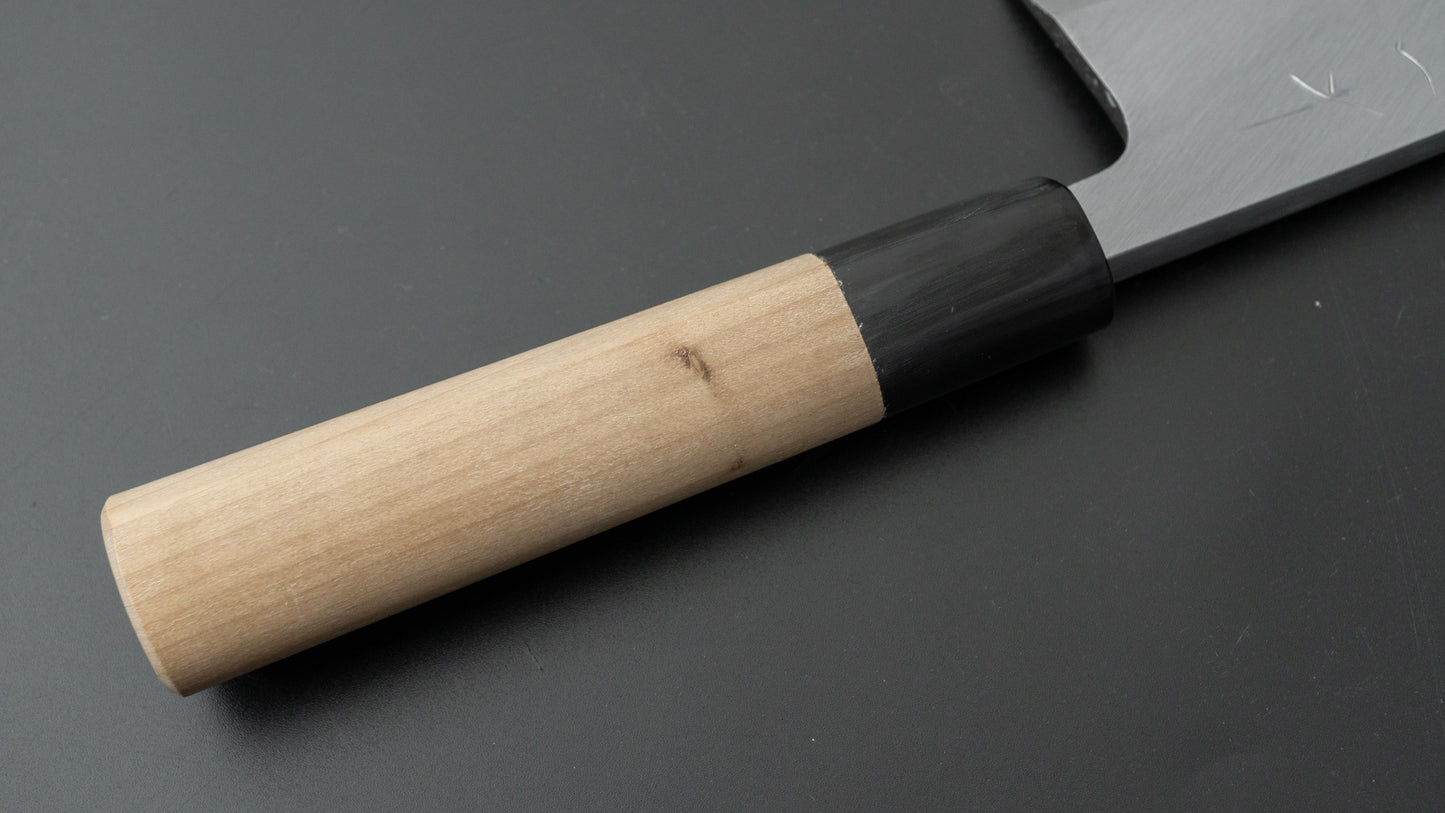 Hitohira Gorobei White #3 Left-Handed Deba 150mm Ho Wood Handle (D-Shape) - HITOHIRA