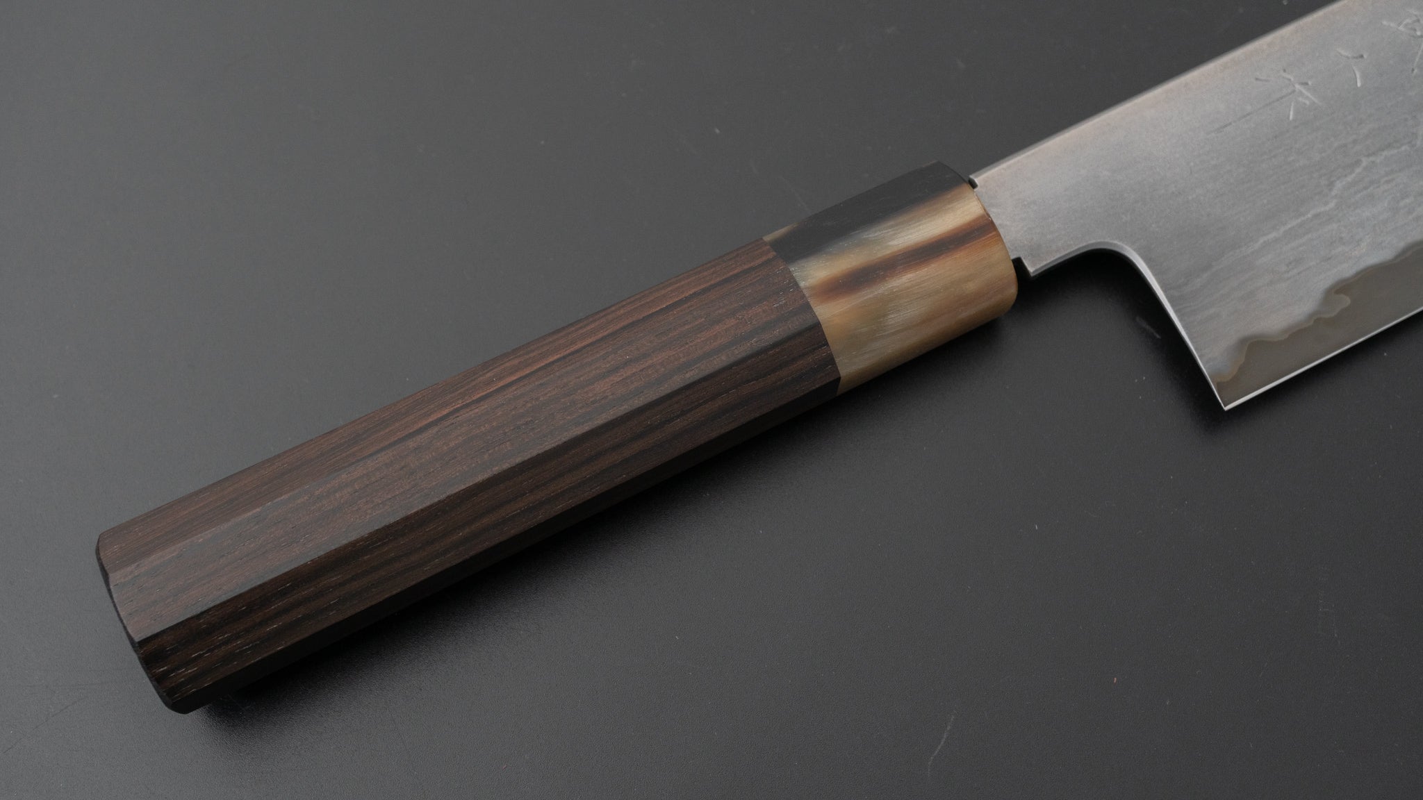 Tetsujin Blue #2 Metal Flow Nakiri 180mm Taihei Rosewood Handle