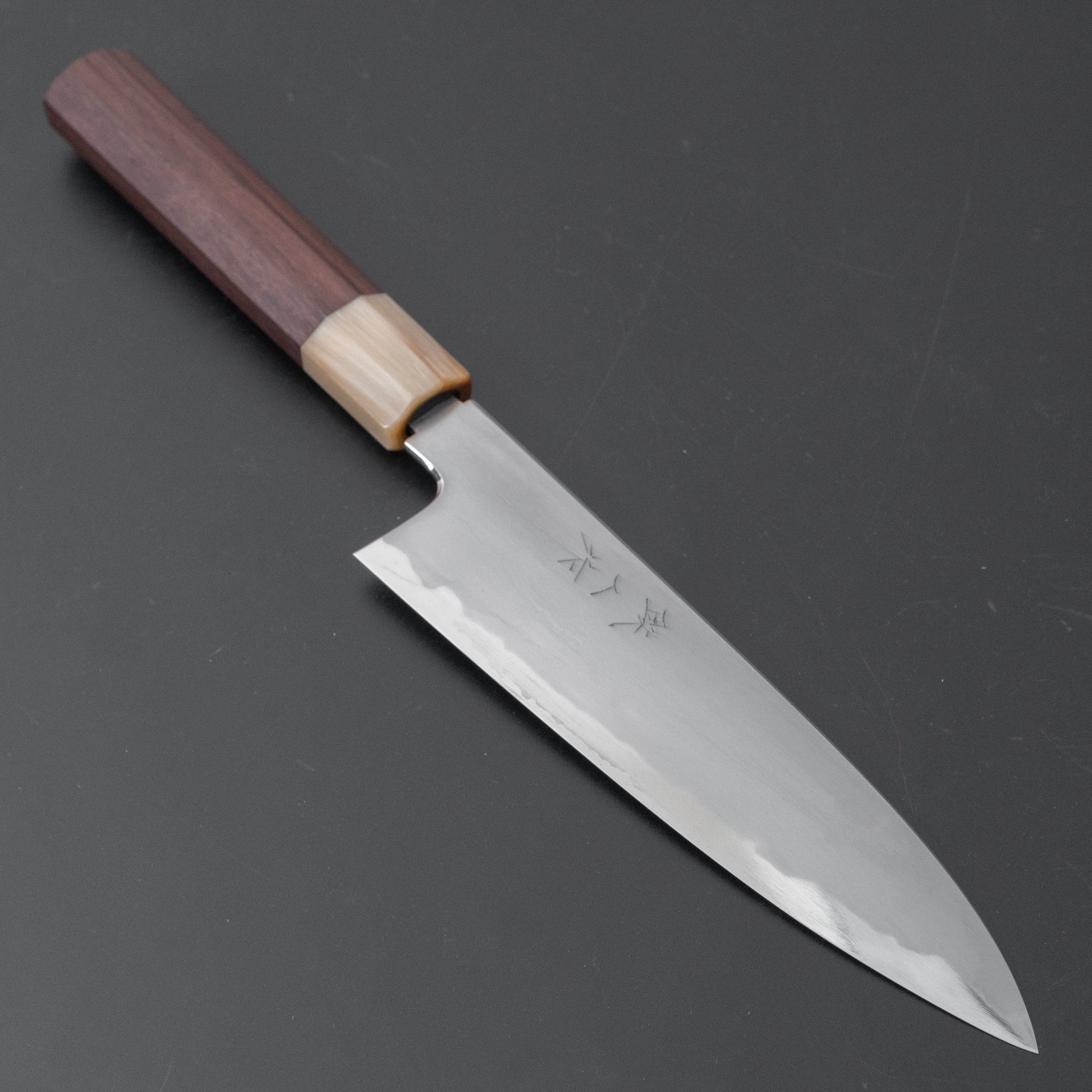 Tetsujin Blue #2 Kasumi Gyuto 180mm Taihei Rosewood Handle - HITOHIRA