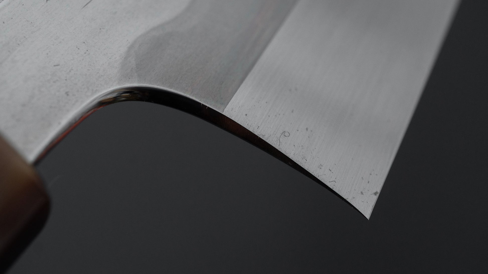 Hitohira Togashi White #1 Notaremon Mizu Honyaki Gyuto 240mm Taihei Makassar Ebony Handle (#128/ Saya)