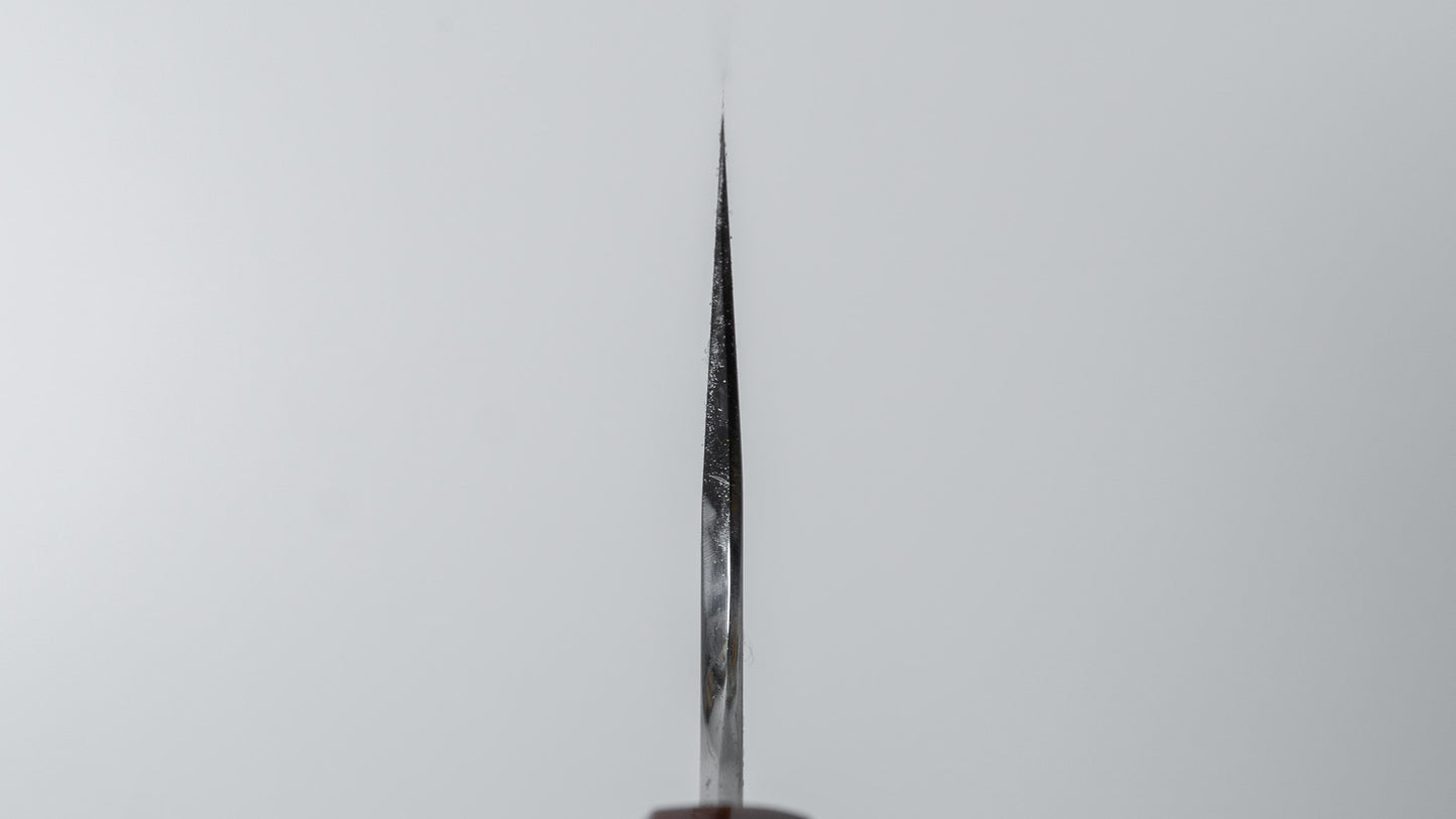Hitohira Togashi White #1 Notaremon Mizu Honyaki Gyuto 240mm Taihei Makassar Ebony Handle (#128/ Saya)