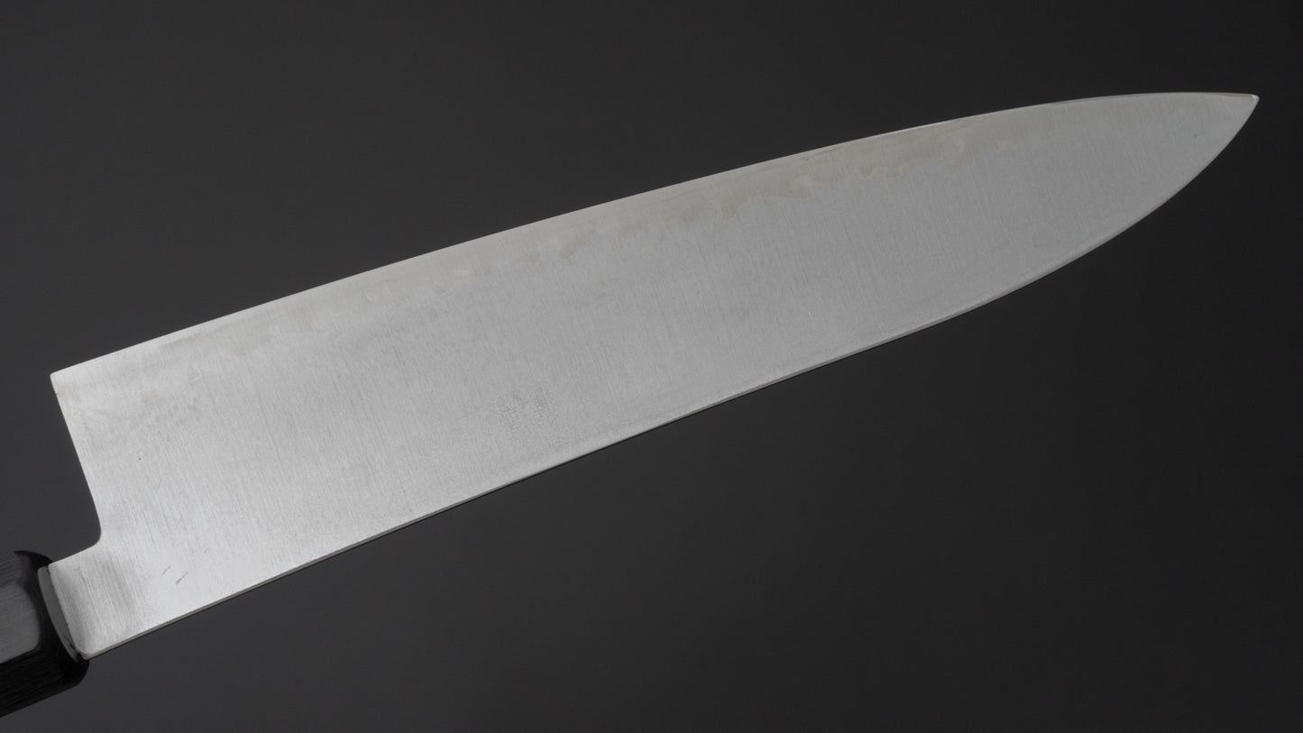 Hitohira Imojiya TH Blue Super Gyuto 210mm Pakka Handle (Gray) - HITOHIRA