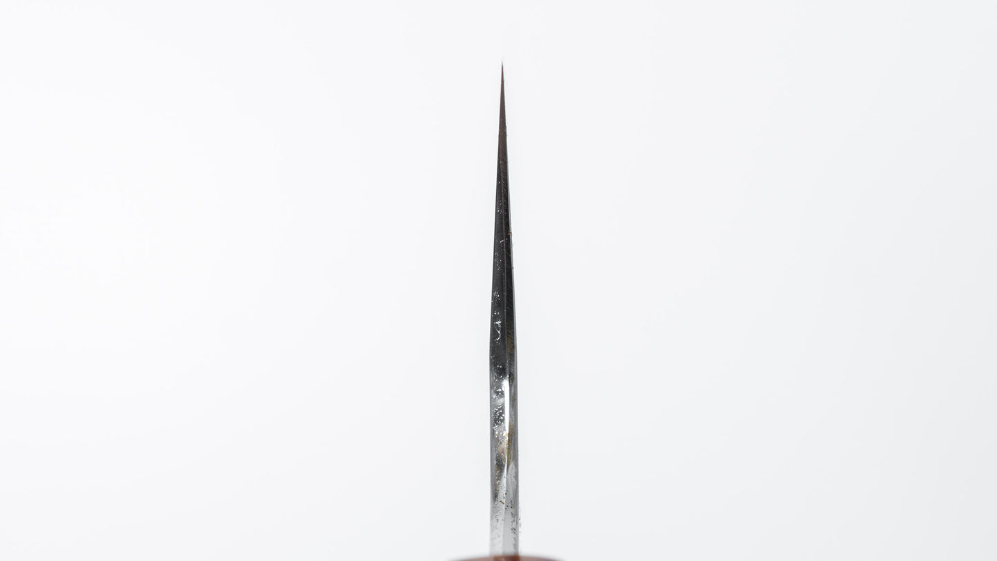 Hitohira Togashi White #1 Notaremon Mizu Honyaki Gyuto 240mm Taihei Makassar Ebony Handle (#129/ Saya)