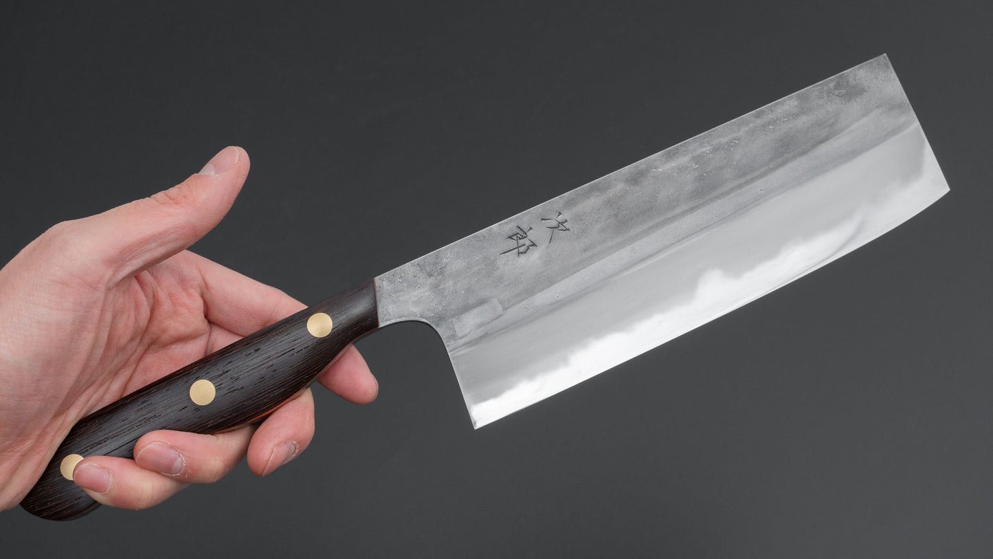 Jiro Tsuchime Yo Nakiri 180mm Tagayasan Handle (#653)