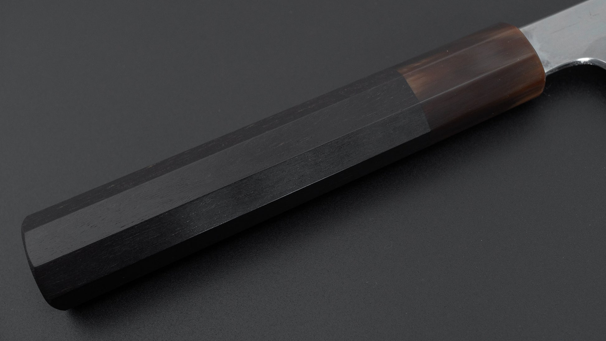 Hitohira Togashi Blue #1 Notaremon Mizu Honyaki Gyuto 240mm Taihei Ebony Handle (#133/ Saya)