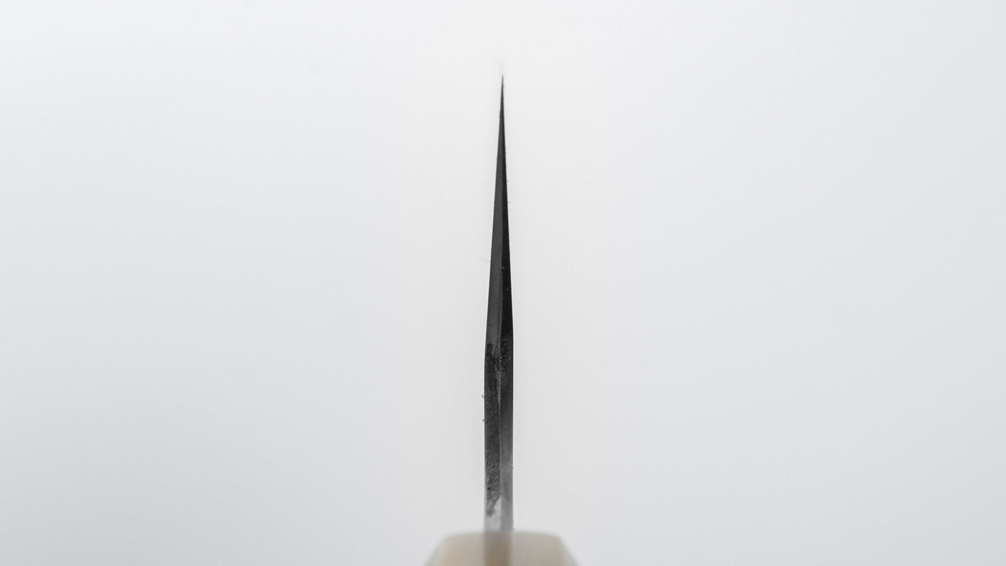 Hitohira Togashi White #1 Notaremon Mizu Honyaki Gyuto 240mm Taihei Makassar Ebony Handle (#135/ Saya)