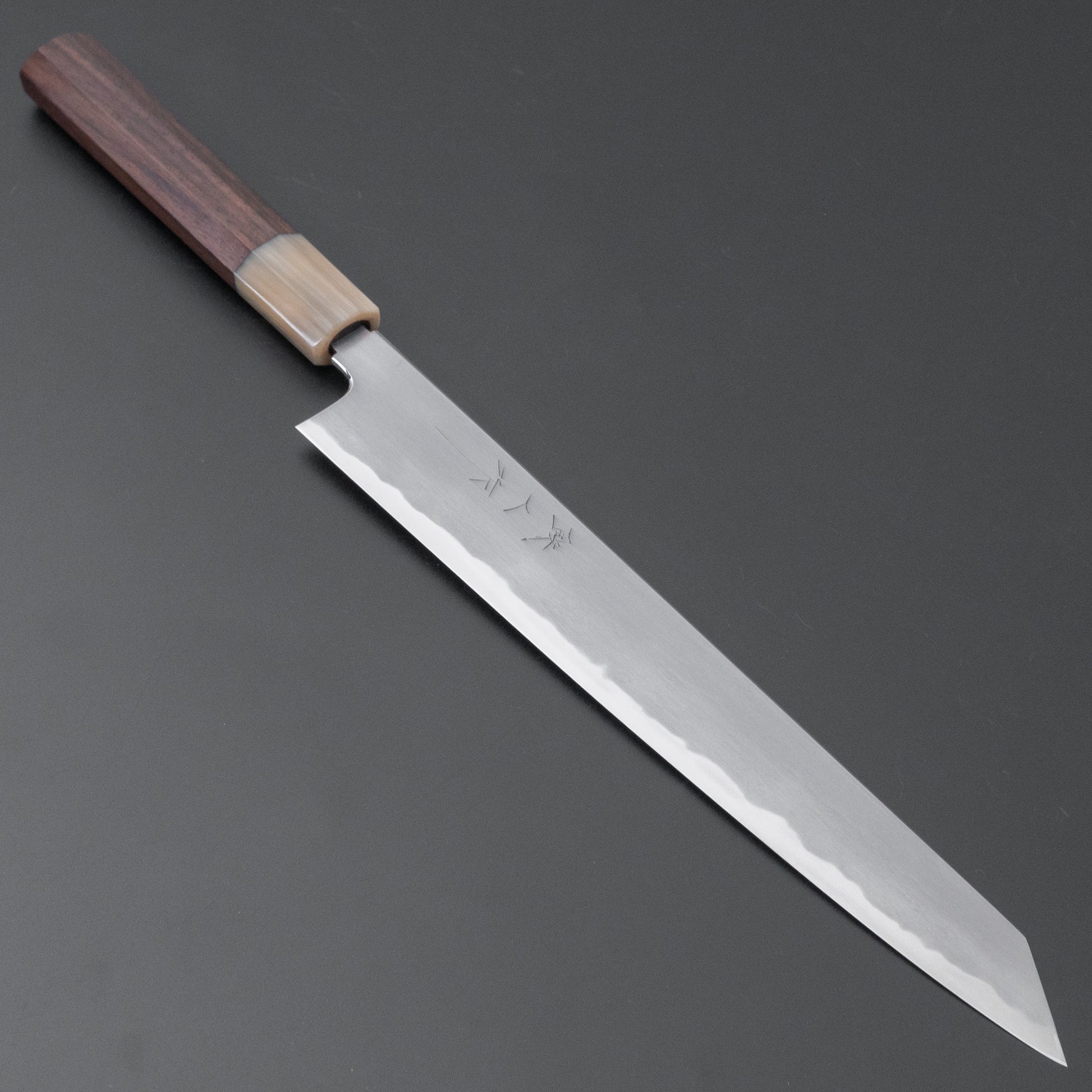 Tetsujin Blue #2 Kasumi Kiritsuke Sujihiki 270mm Taihei Rosewood Handle - HITOHIRA