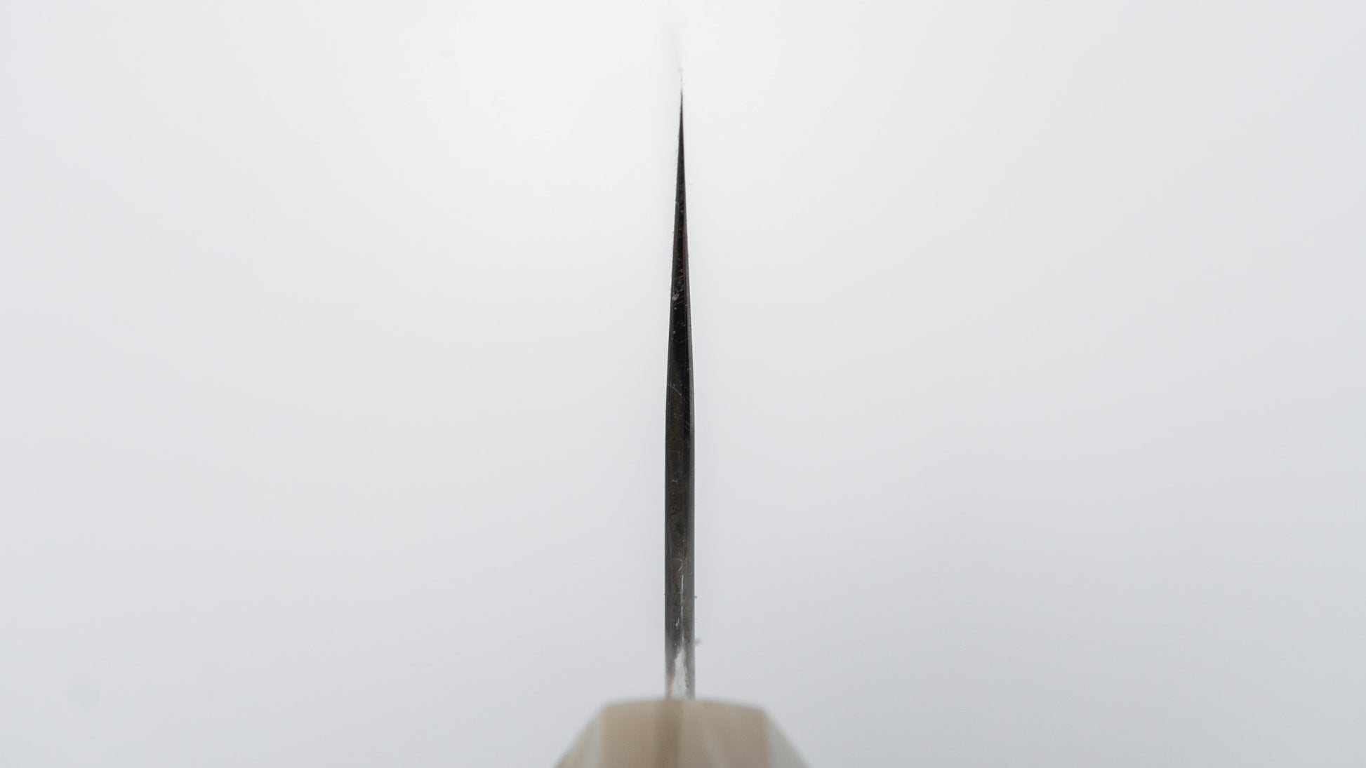 Hitohira Togashi White #1 Fuji Mizu Honyaki Santoku 180mm Ziricote Handle (#142/ Saya)