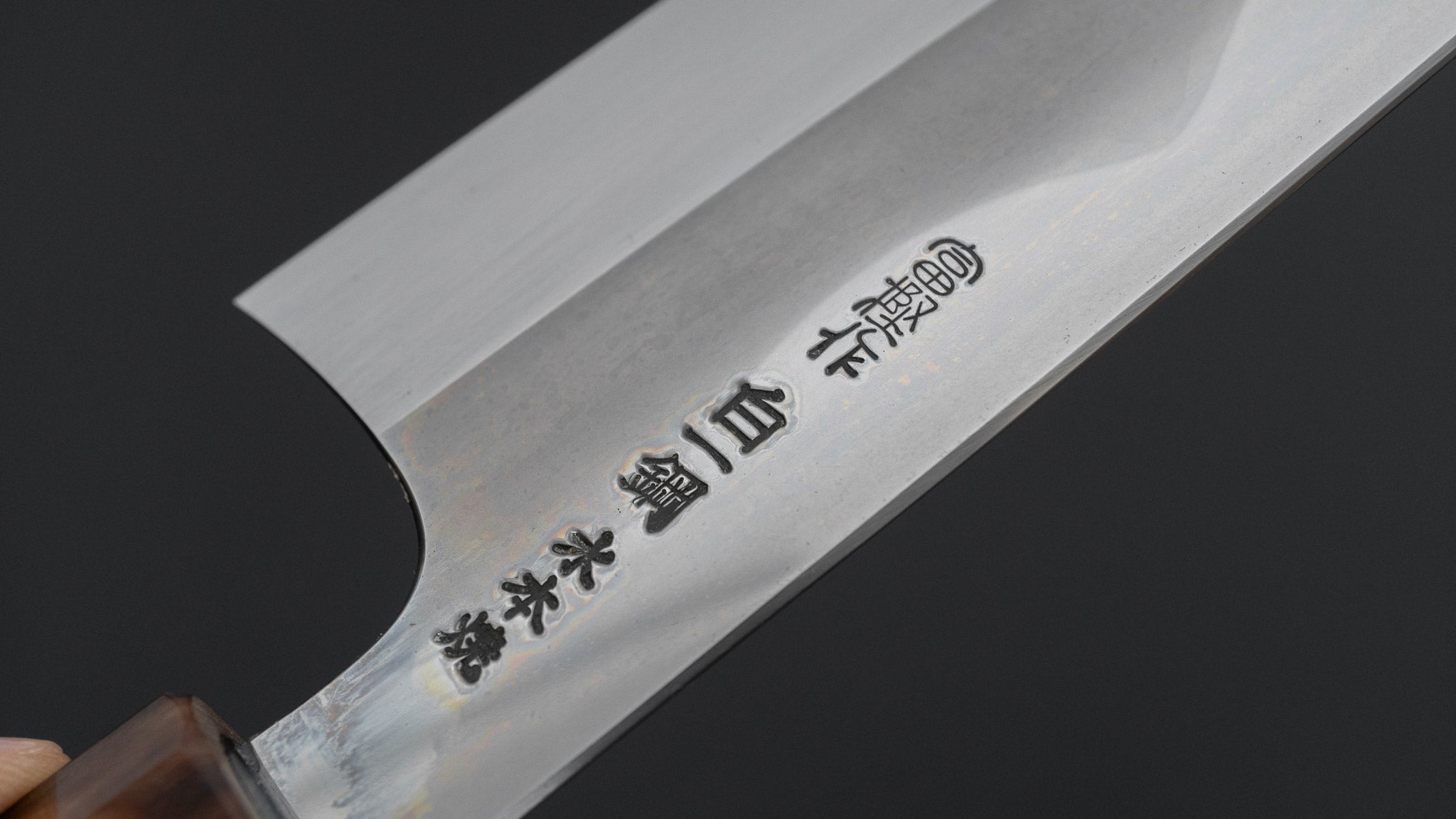 Hitohira Togashi White #1 Fuji Mizu Honyaki Santoku 180mm Taihei