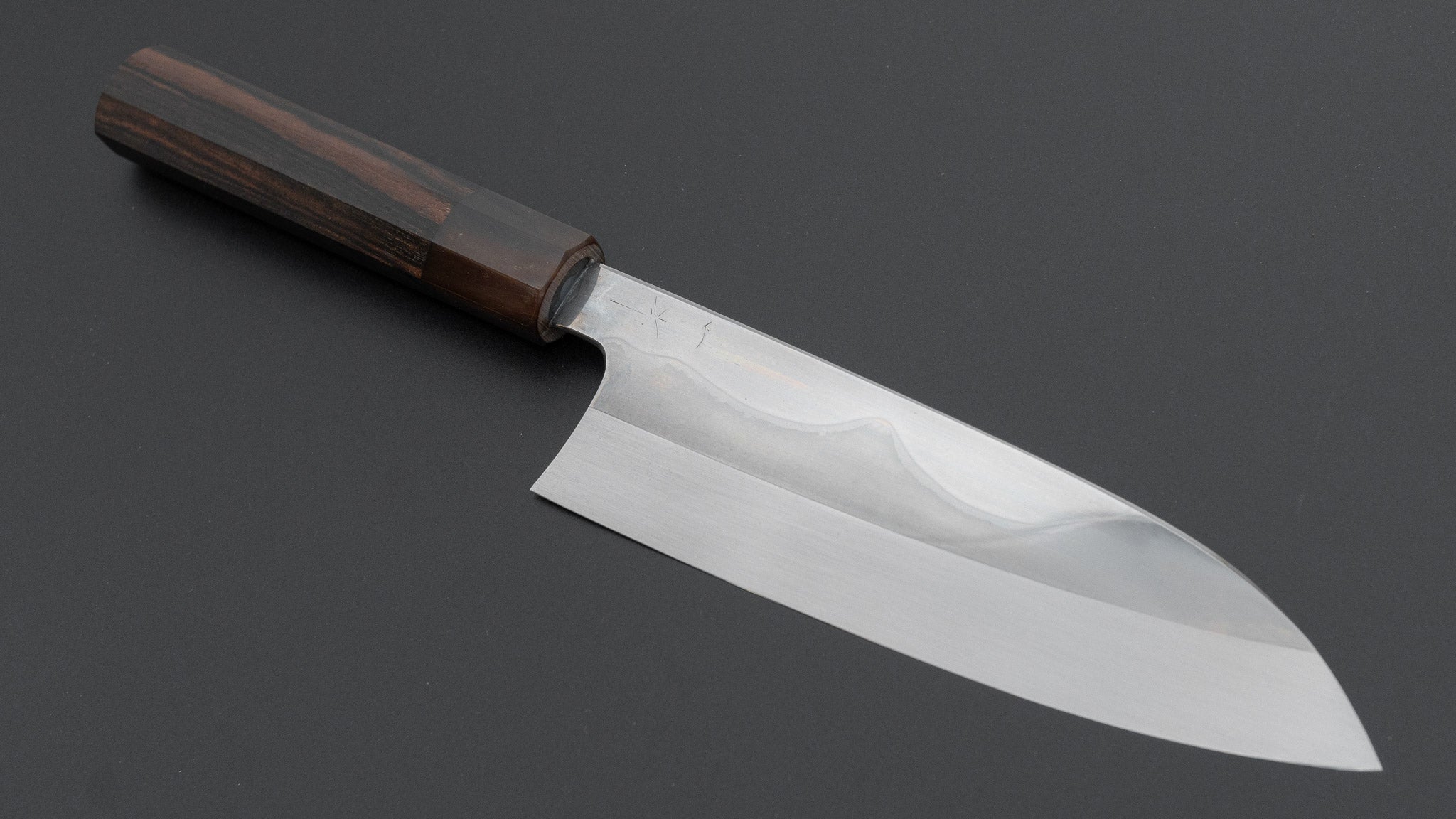 Hitohira Togashi White #1 Fuji Mizu Honyaki Santoku 180mm Taihei