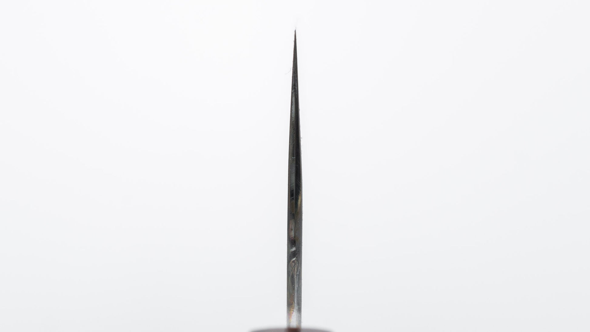 Hitohira Togashi White #1 Fuji Mizu Honyaki Santoku 180mm Taihei Makassar Ebony Handle (#151/ Saya)