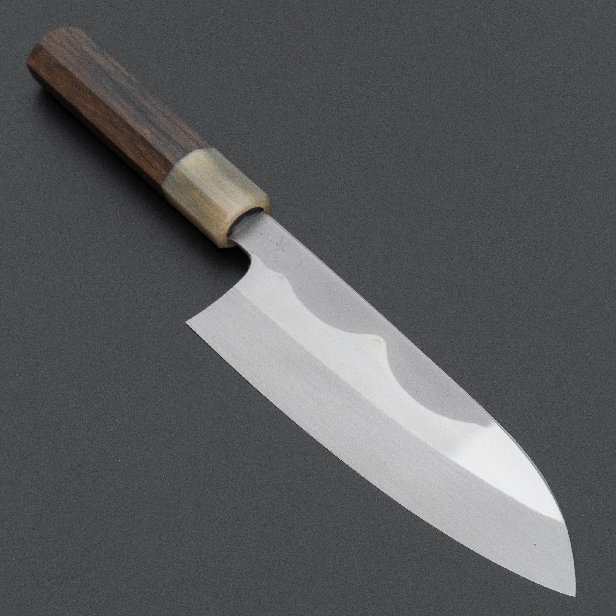 Hitohira Togashi White #1 Fuji Mizu Honyaki Santoku 180mm Ziricote