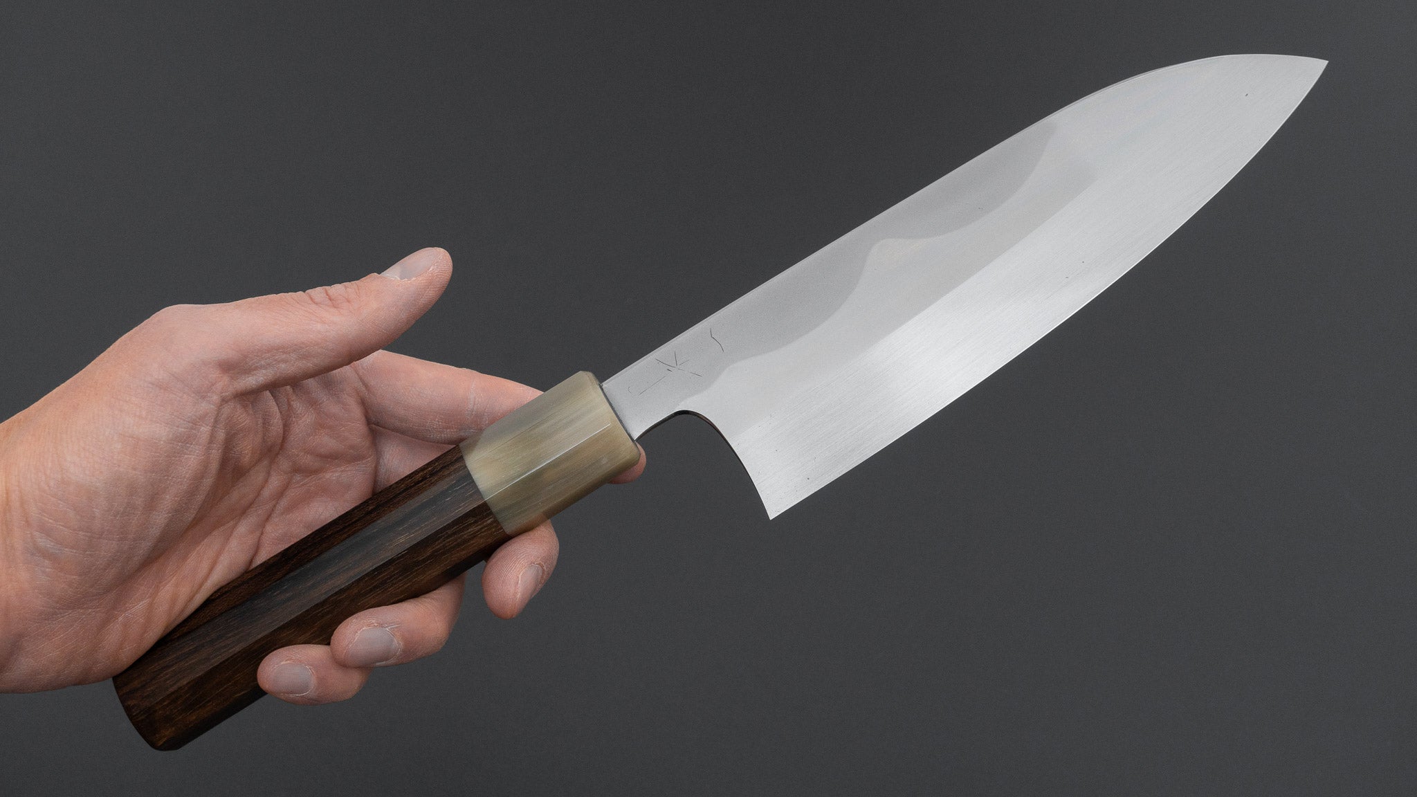 HITOto 3点×2セット Hitohira Togashi White #1 Fuji Mizu Honyaki Santoku 180mm Ziricote