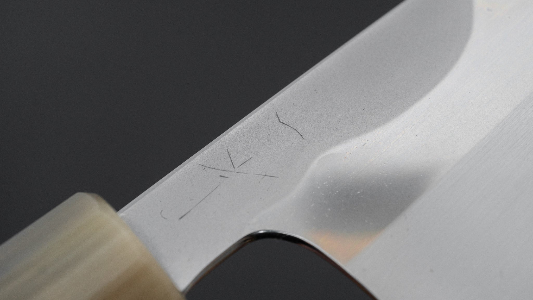 Hitohira Togashi White #1 Fuji Mizu Honyaki Santoku 180mm Ziricote