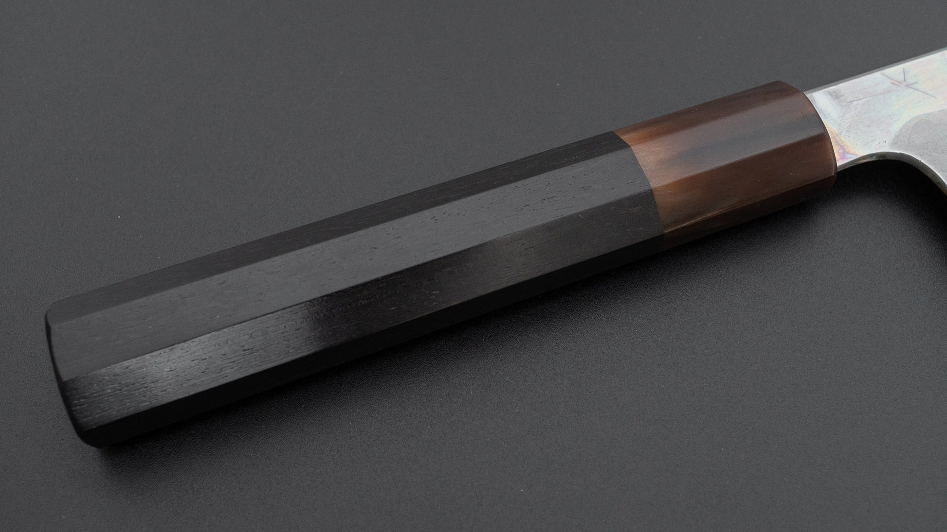 Hitohira Togashi White #1 Fuji Mizu Honyaki Gyuto 240mm Taihei Ebony Handle (#155/ Saya)