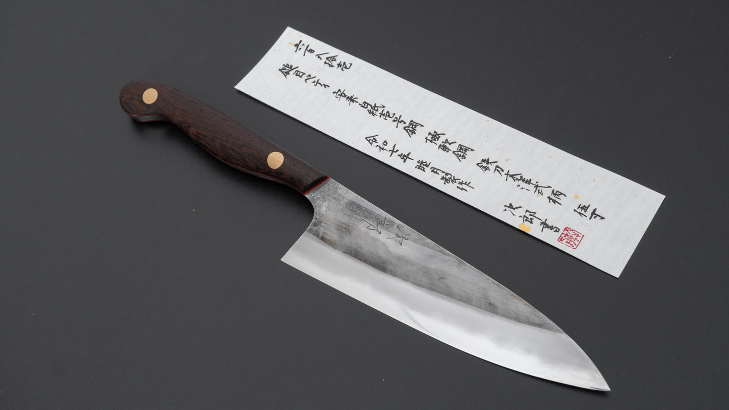 Jiro Tsuchime Yo Petty 150mm Tagayasan Handle (#681)