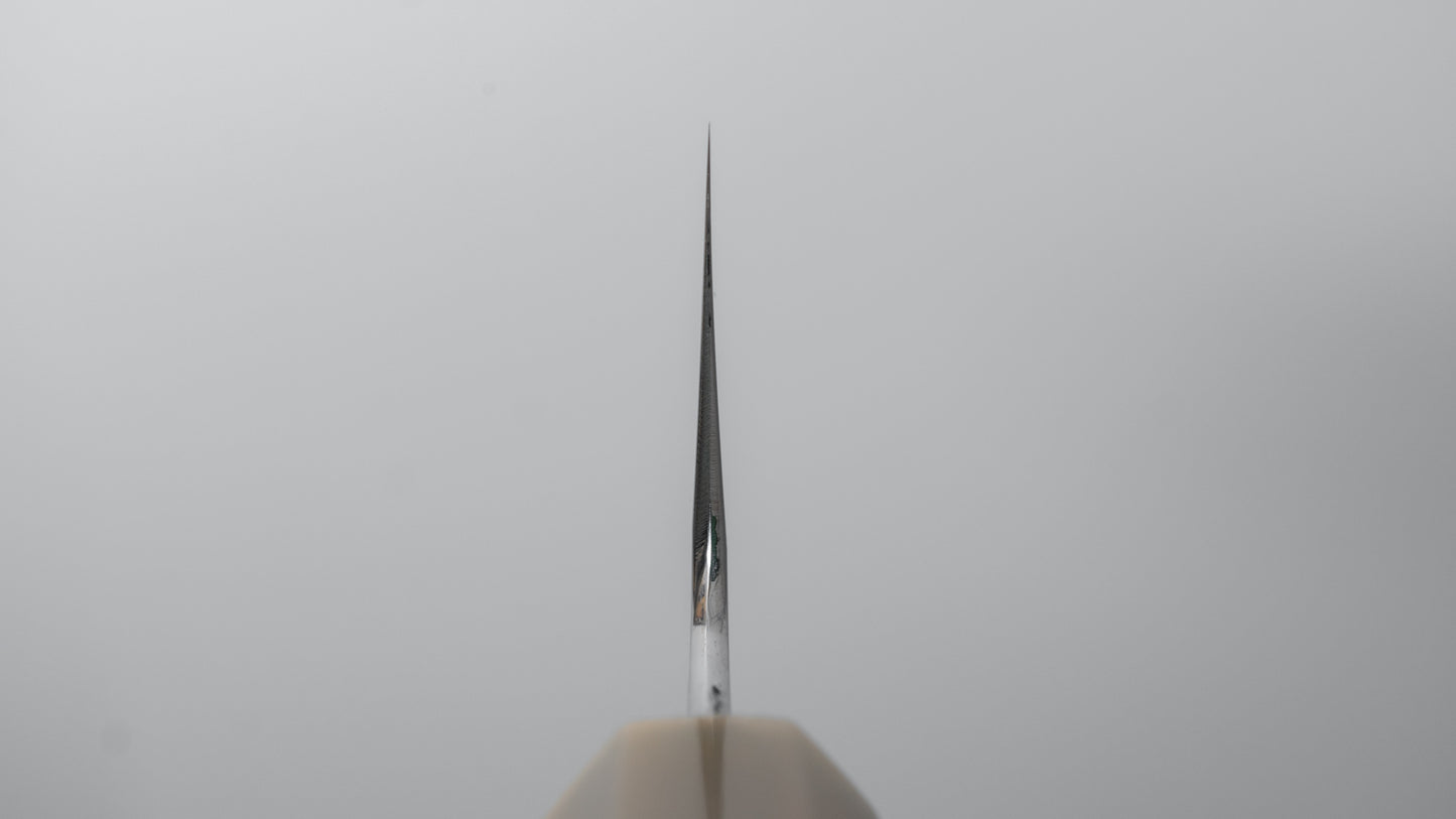 Hitohira Kikuchiyo Ren Silver #3 Santoku 180mm Ebony Handle