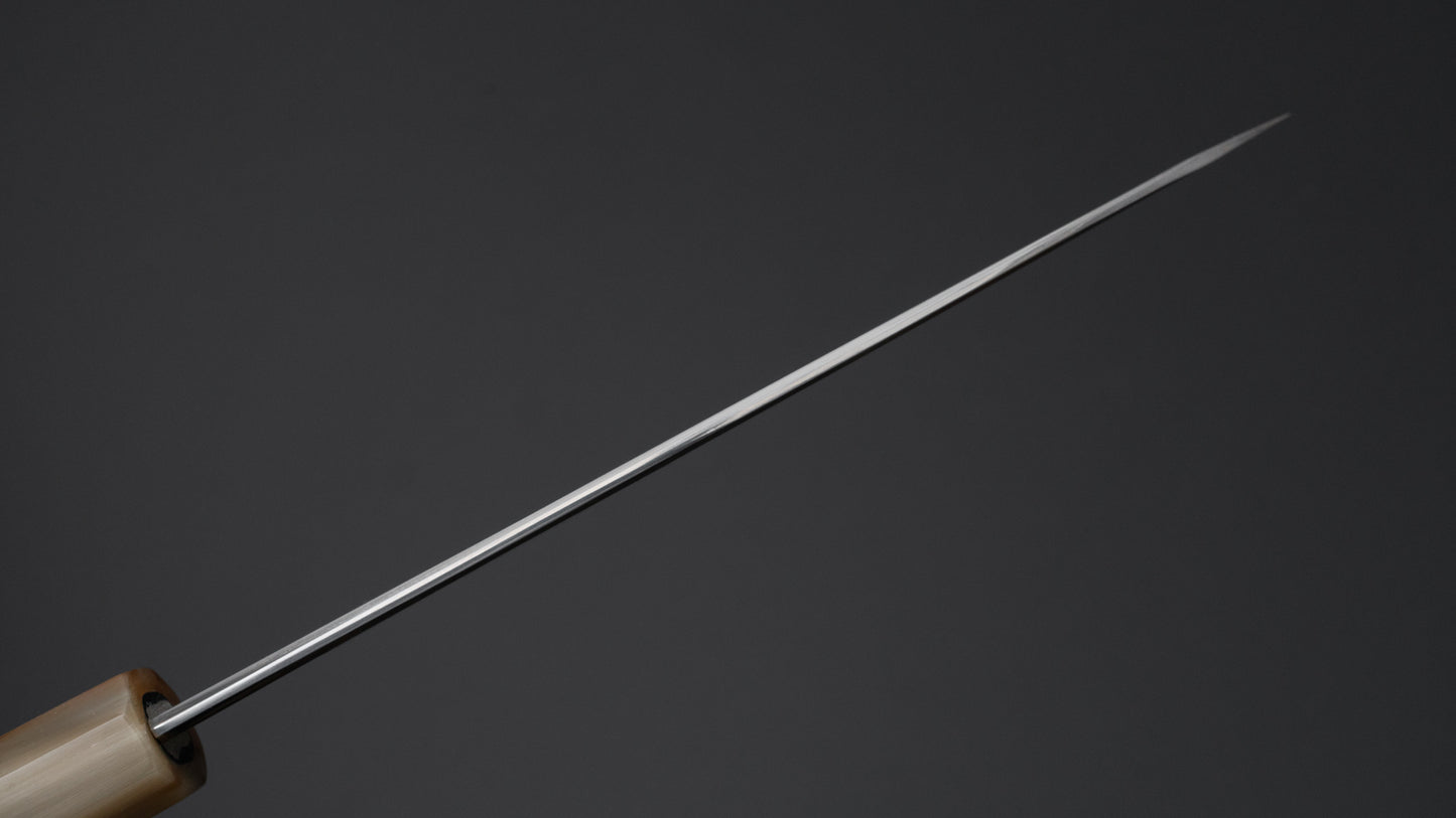 Hitohira Kikuchiyo Ren Blue #2 Santoku 180mm Ebony Handle