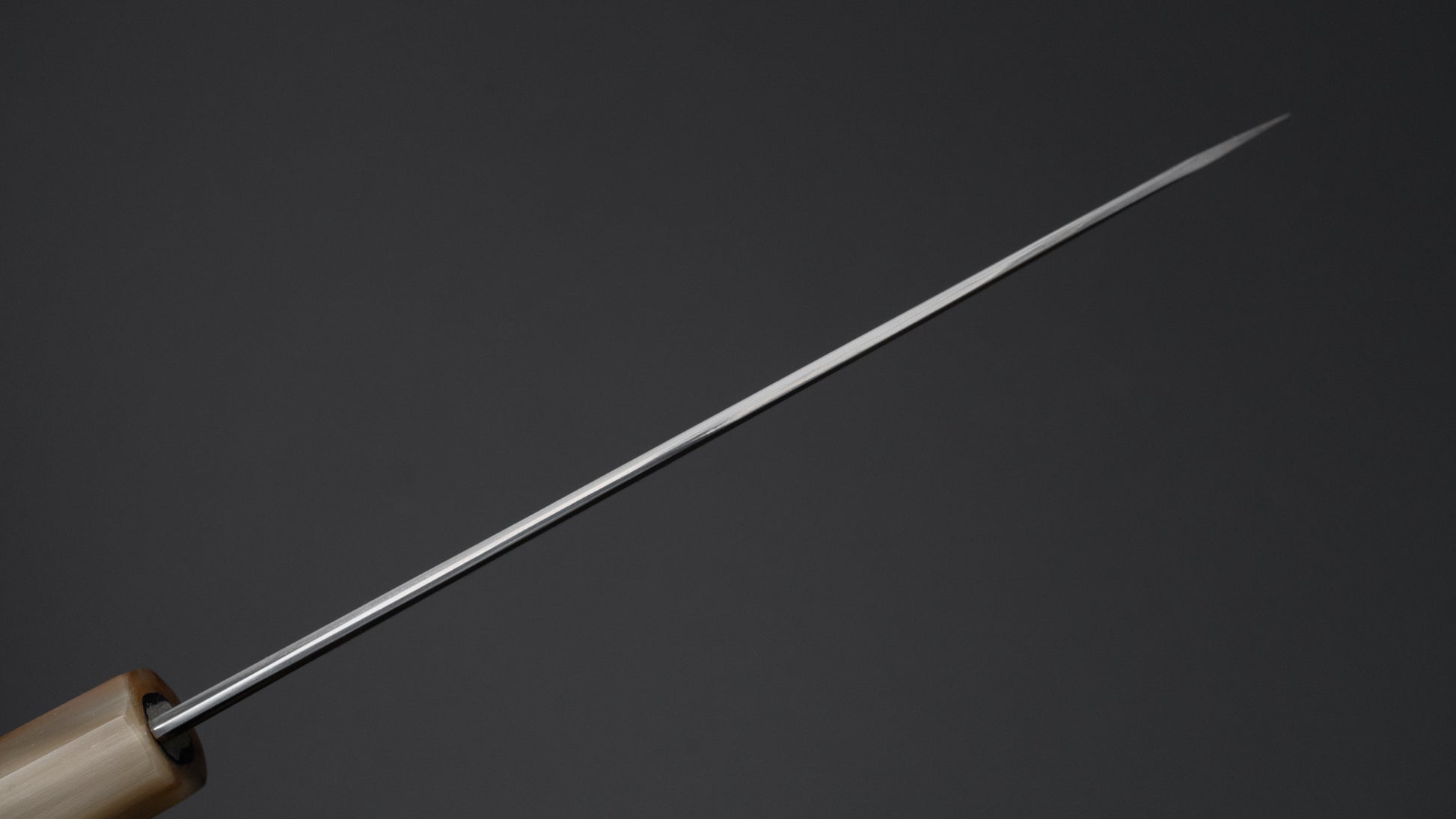 Hitohira Kikuchiyo Ren Blue #2 Santoku 180mm Ebony Handle