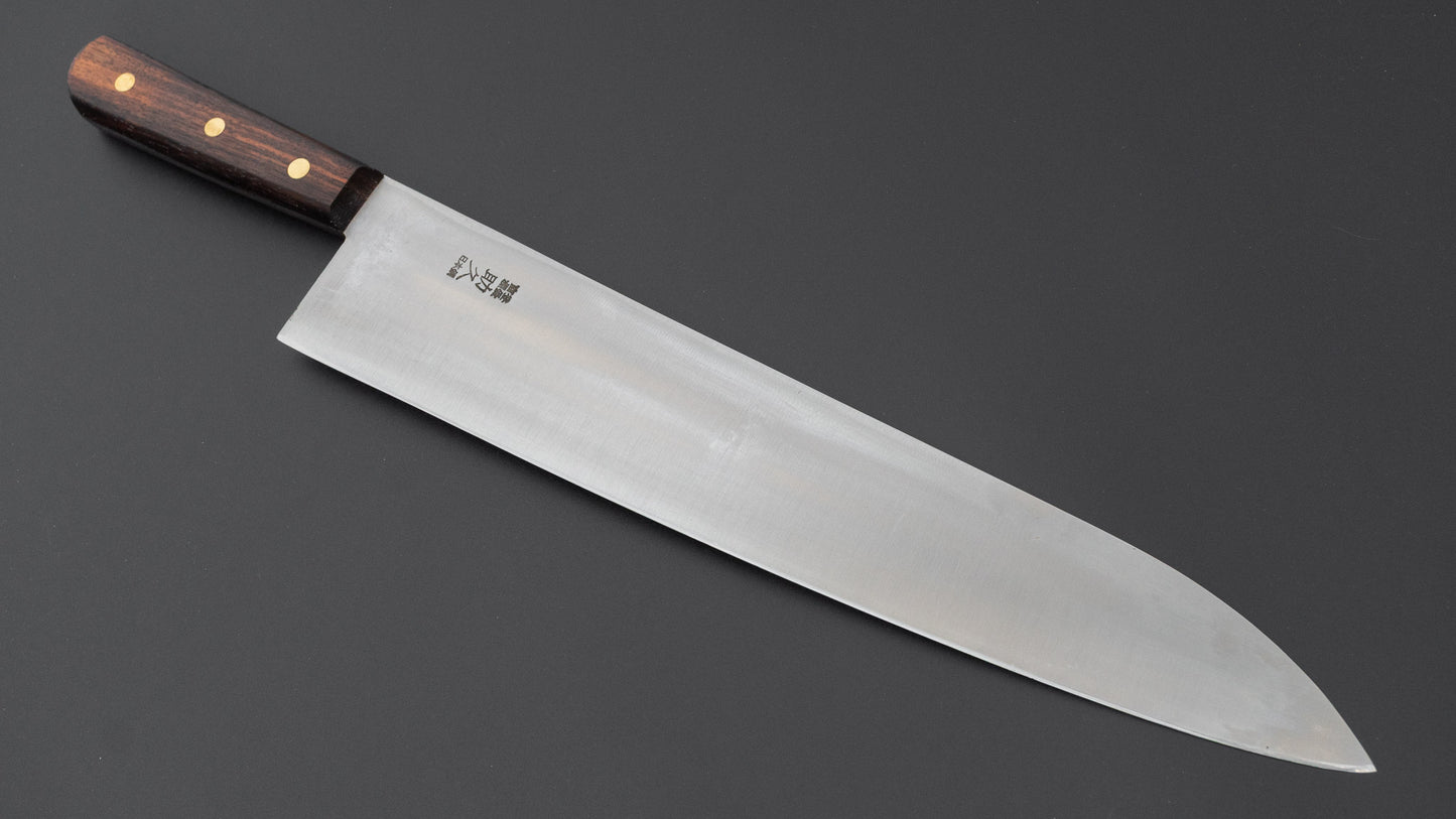 Sukehisa Nihonko Gyuto 360mm Rosewood Handle (No Bolster)