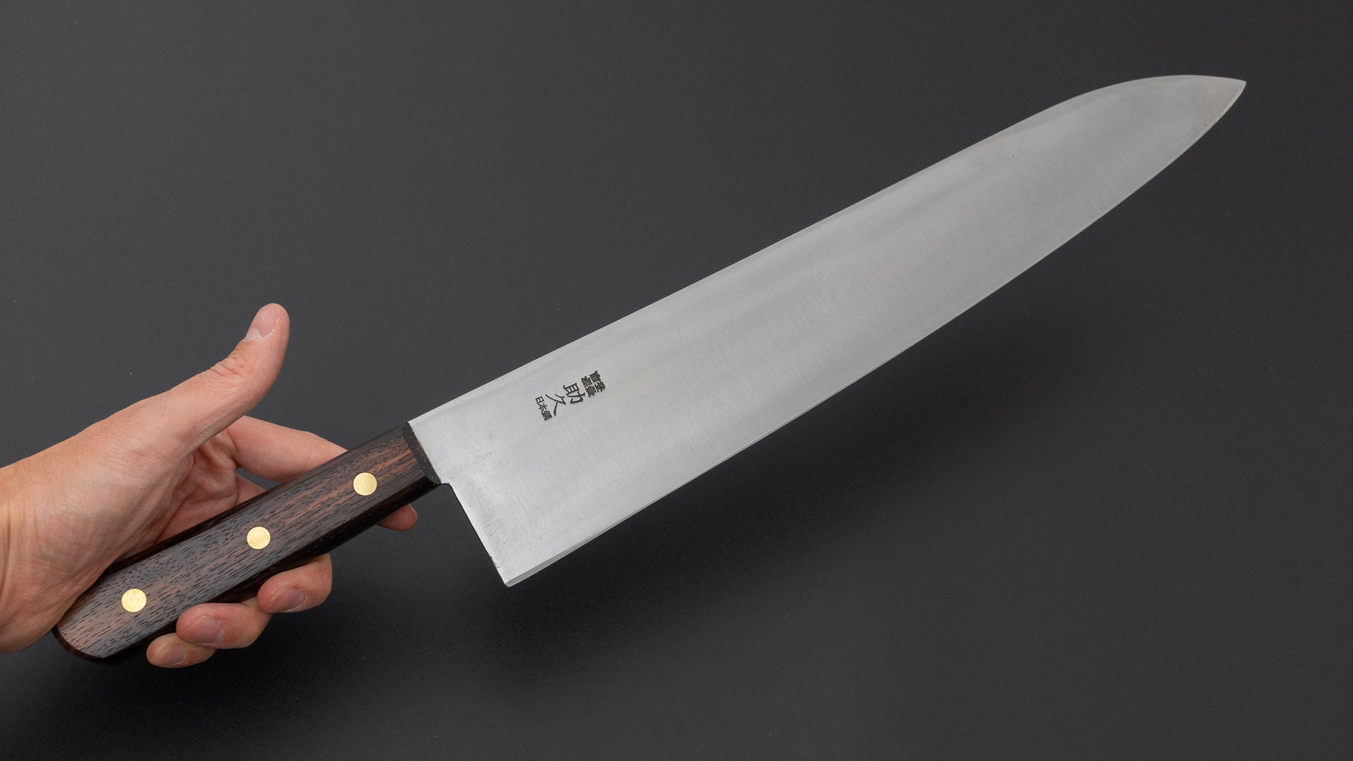 Sukehisa Nihonko Gyuto 360mm Rosewood Handle (No Bolster)