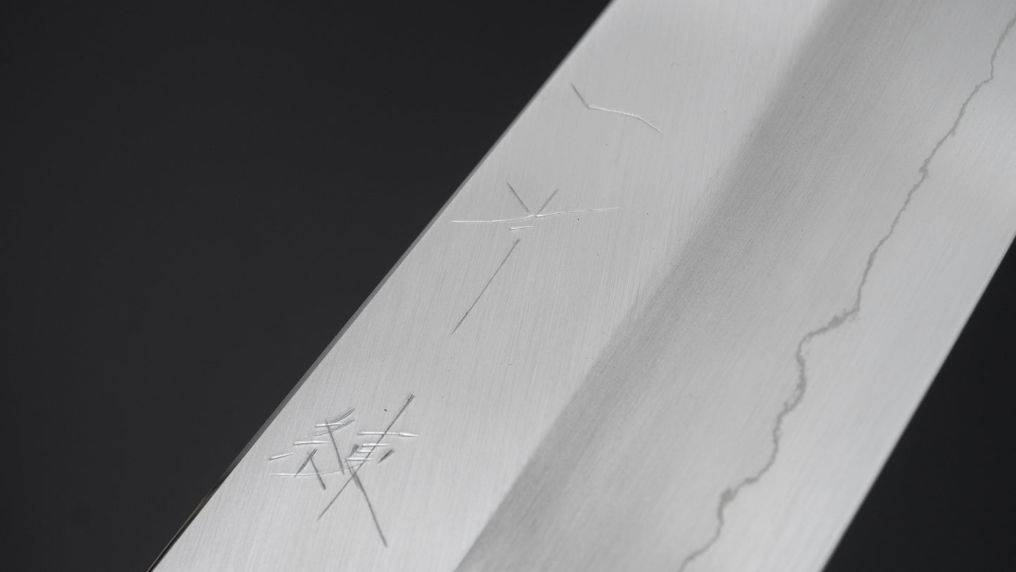 Hitohira Kikuchiyo Ren Silver #3 Gyuto 240mm Ebony Handle