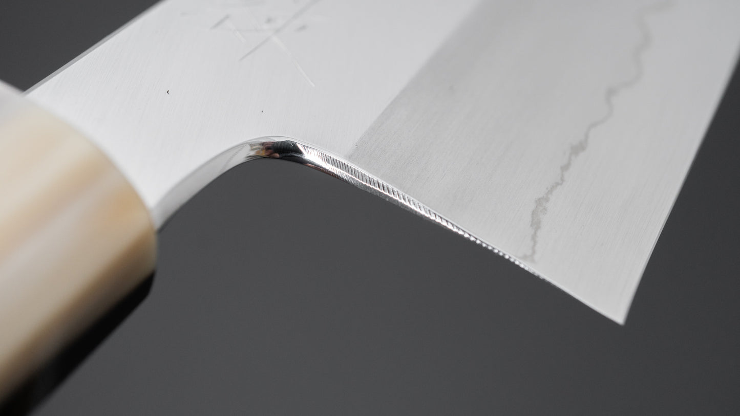 Hitohira Kikuchiyo Ren Silver #3 Gyuto 240mm Ebony Handle