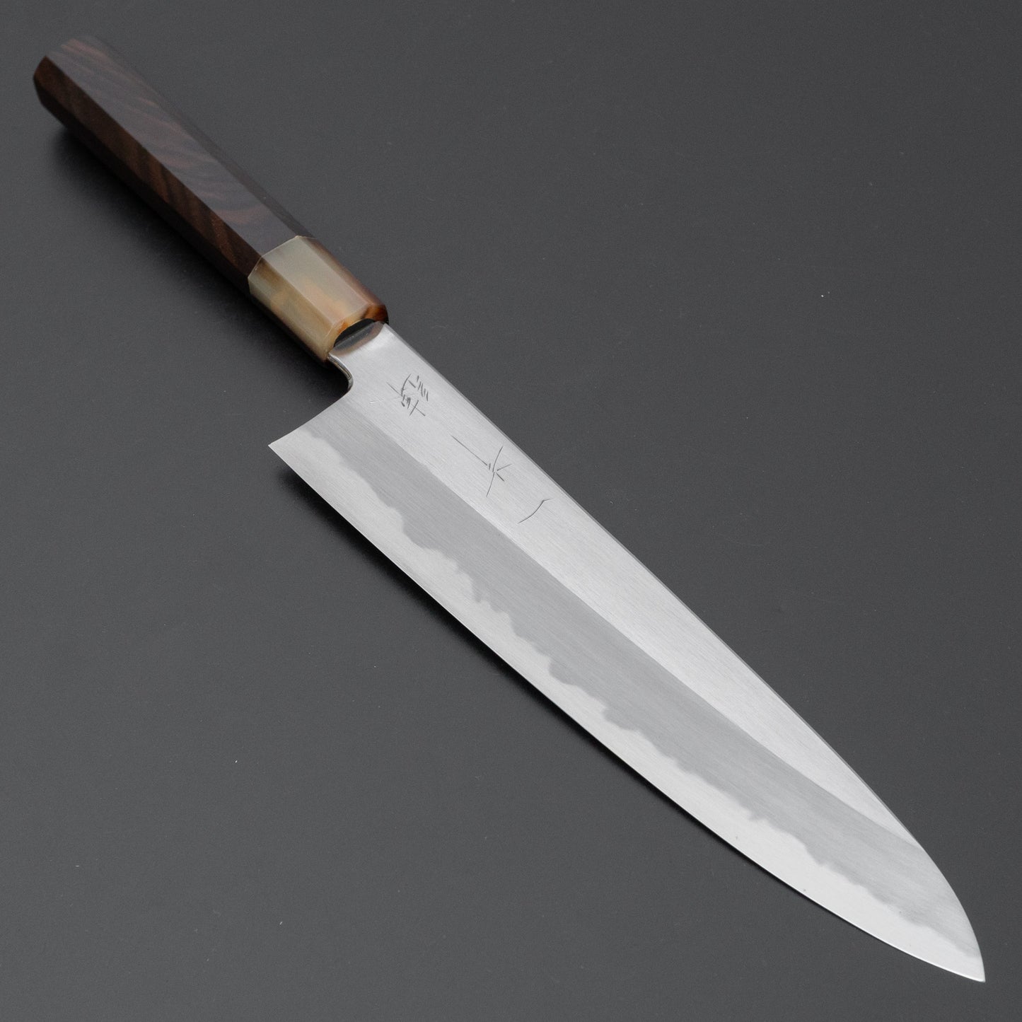 Hitohira Kikuchiyo Ren White #2 Gyuto 240mm Ebony Handle