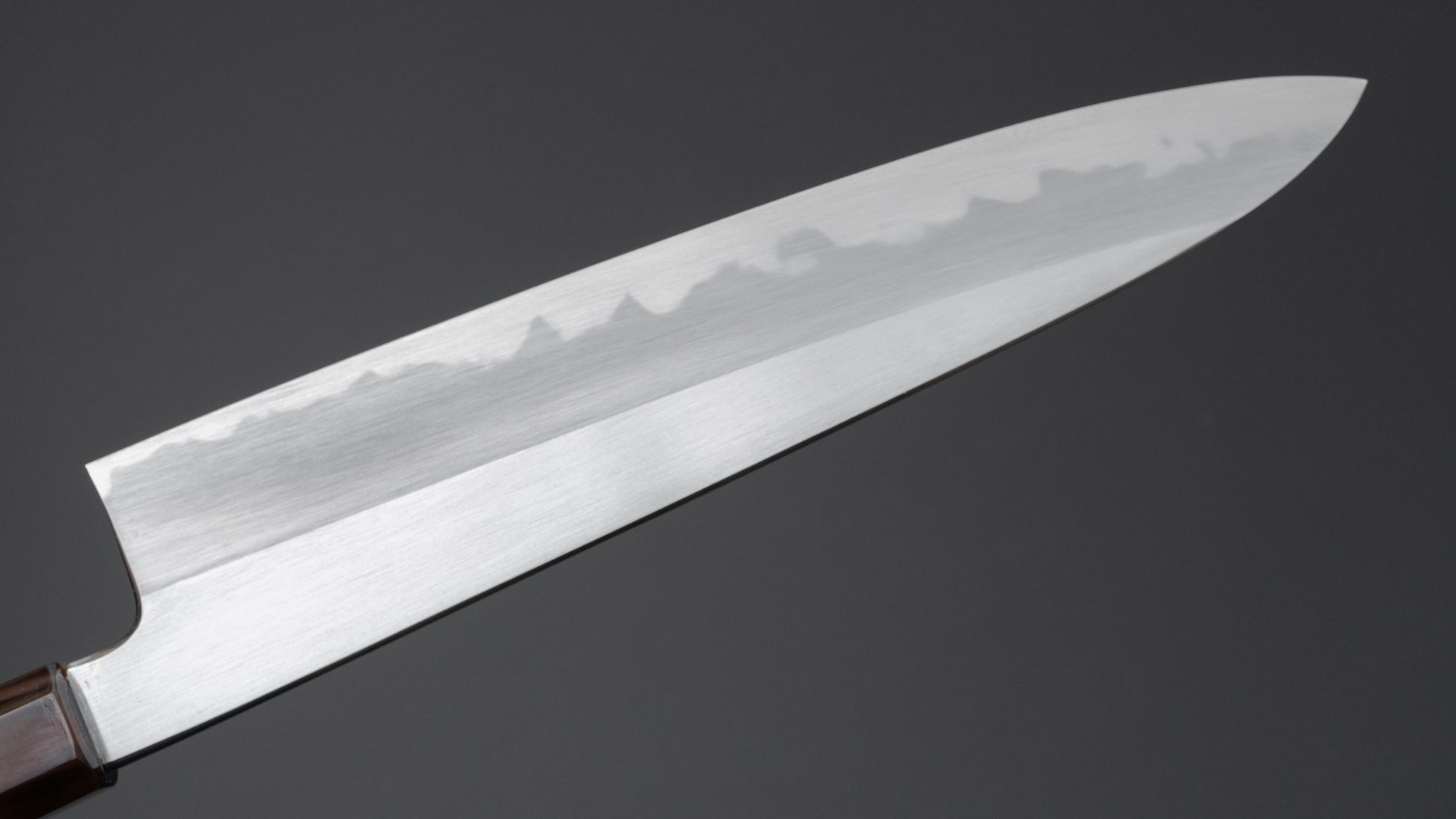 Hitohira Kikuchiyo Ren White #2 Gyuto 240mm Ebony Handle