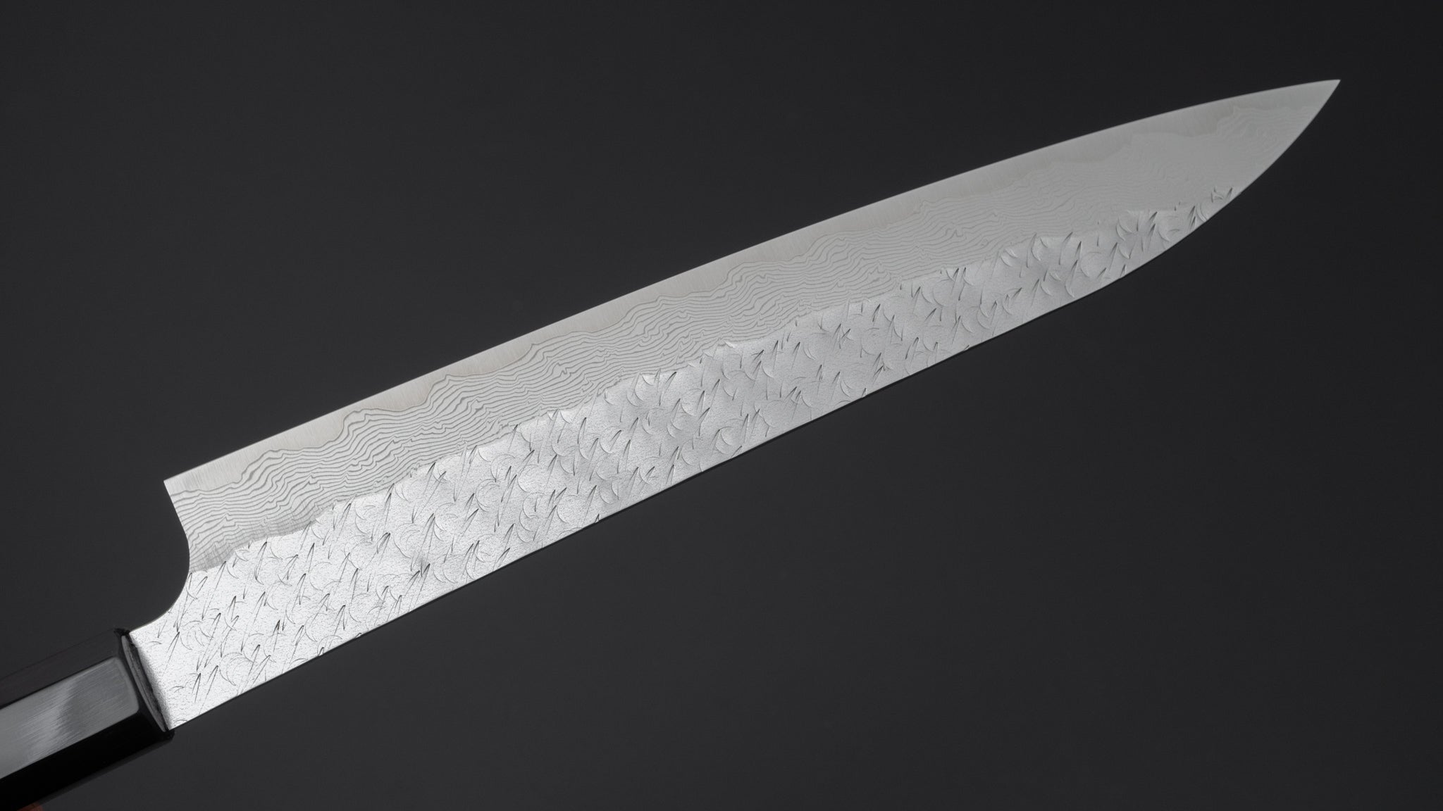 二唐刃物鍛造所 SGSTRIX 筋引 240mm 黒檀柄 – HITOHIRA