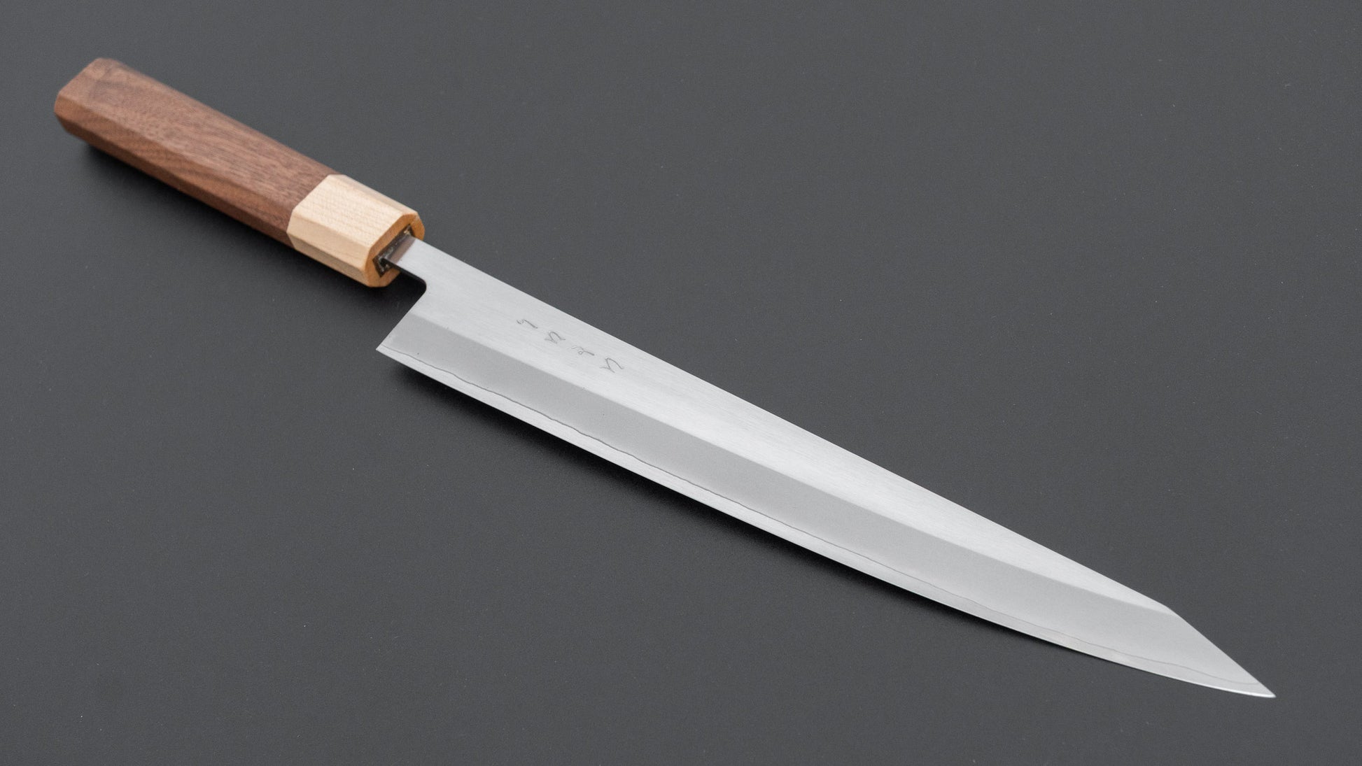 Hitohira TD SLD Migaki Sujihiki 240mm Walnut Handle