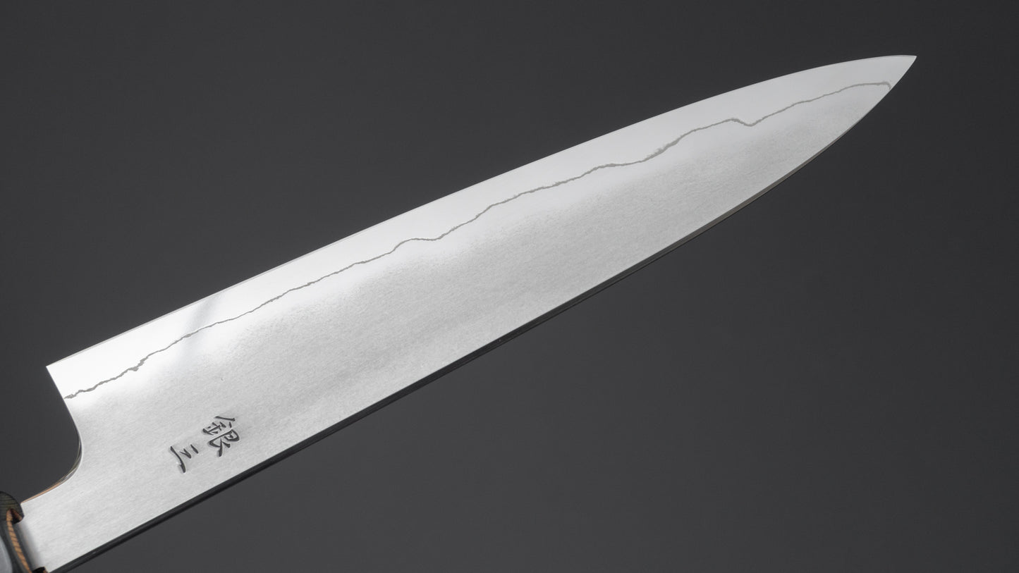 Tetsujin Silver #3 Kasumi Petty 165mm Yakusugi Cedar Handle