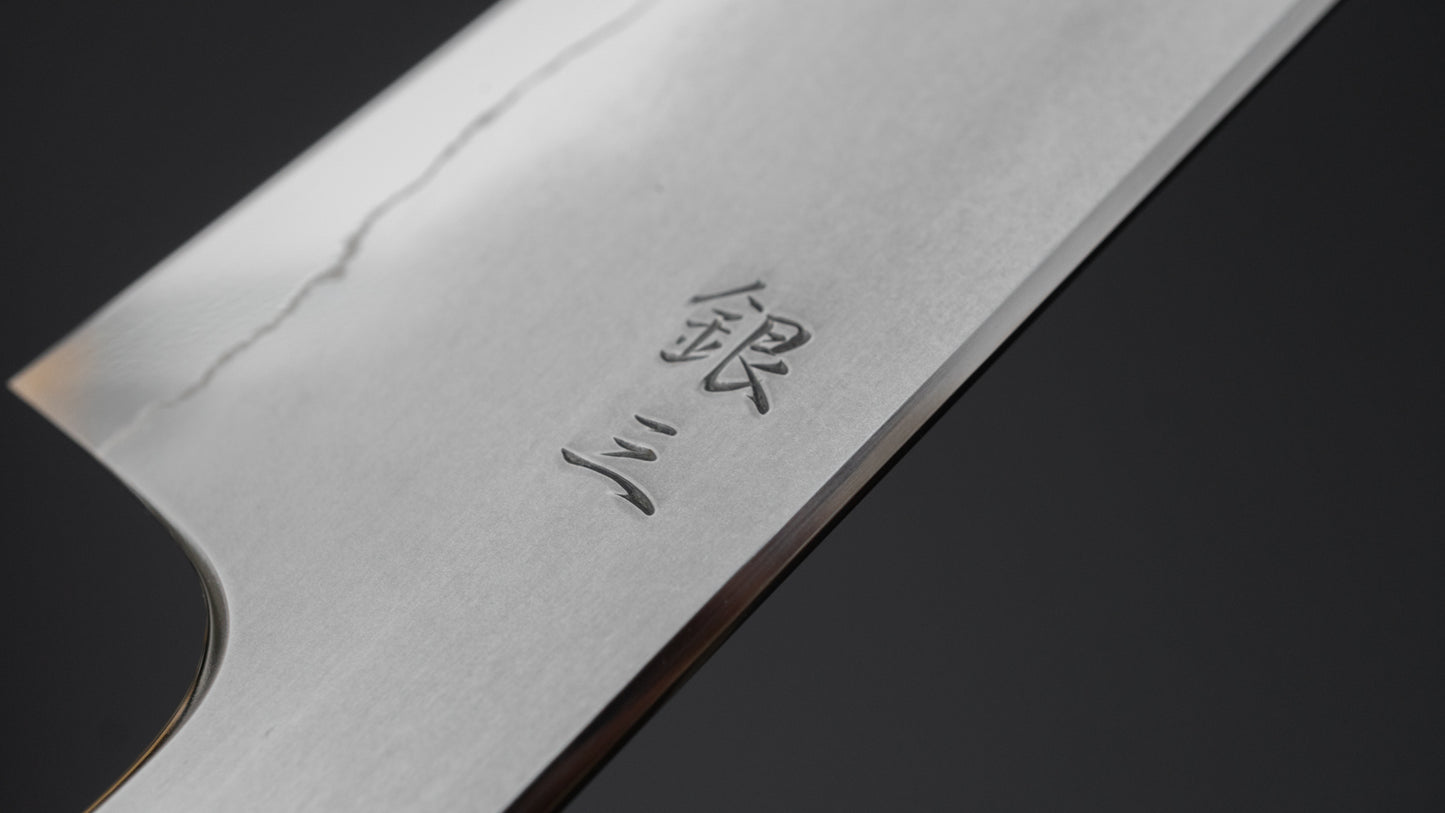 Tetsujin Silver #3 Kasumi Petty 165mm Yakusugi Cedar Handle