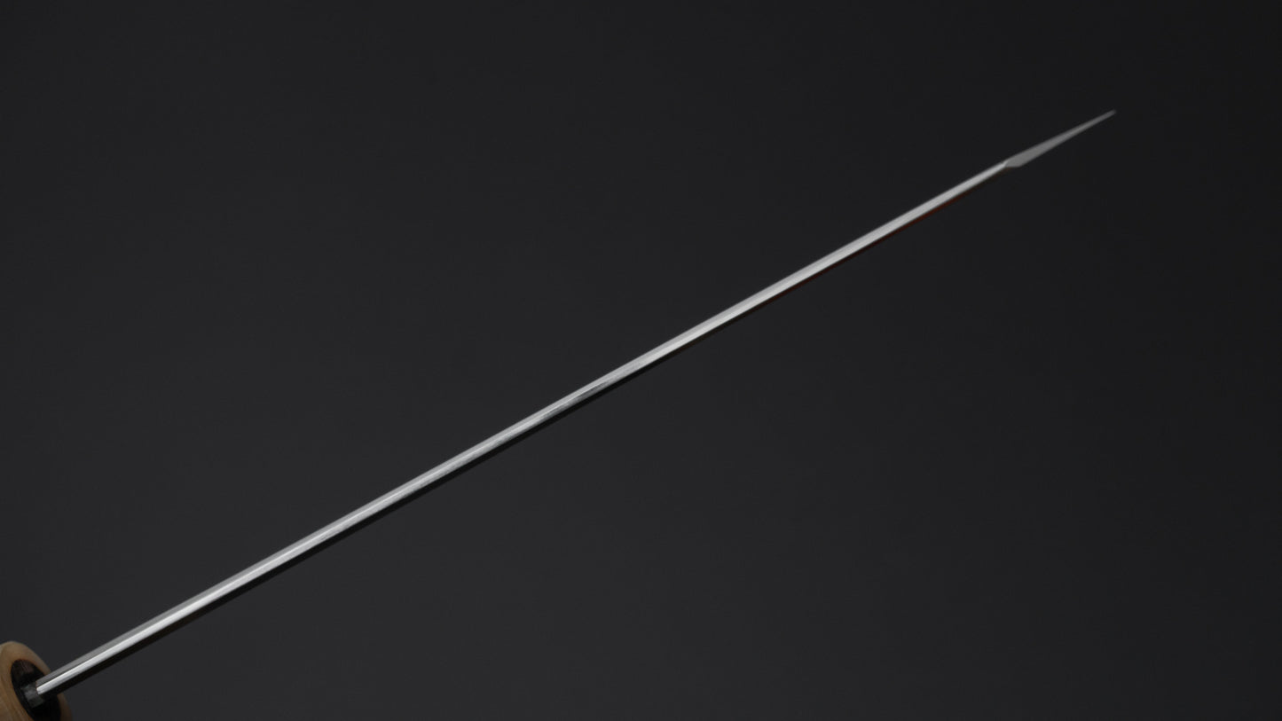 Tetsujin Silver #3 Ukiba Kiritsuke Petty 165mm Taihei Makassar Ebony Handle