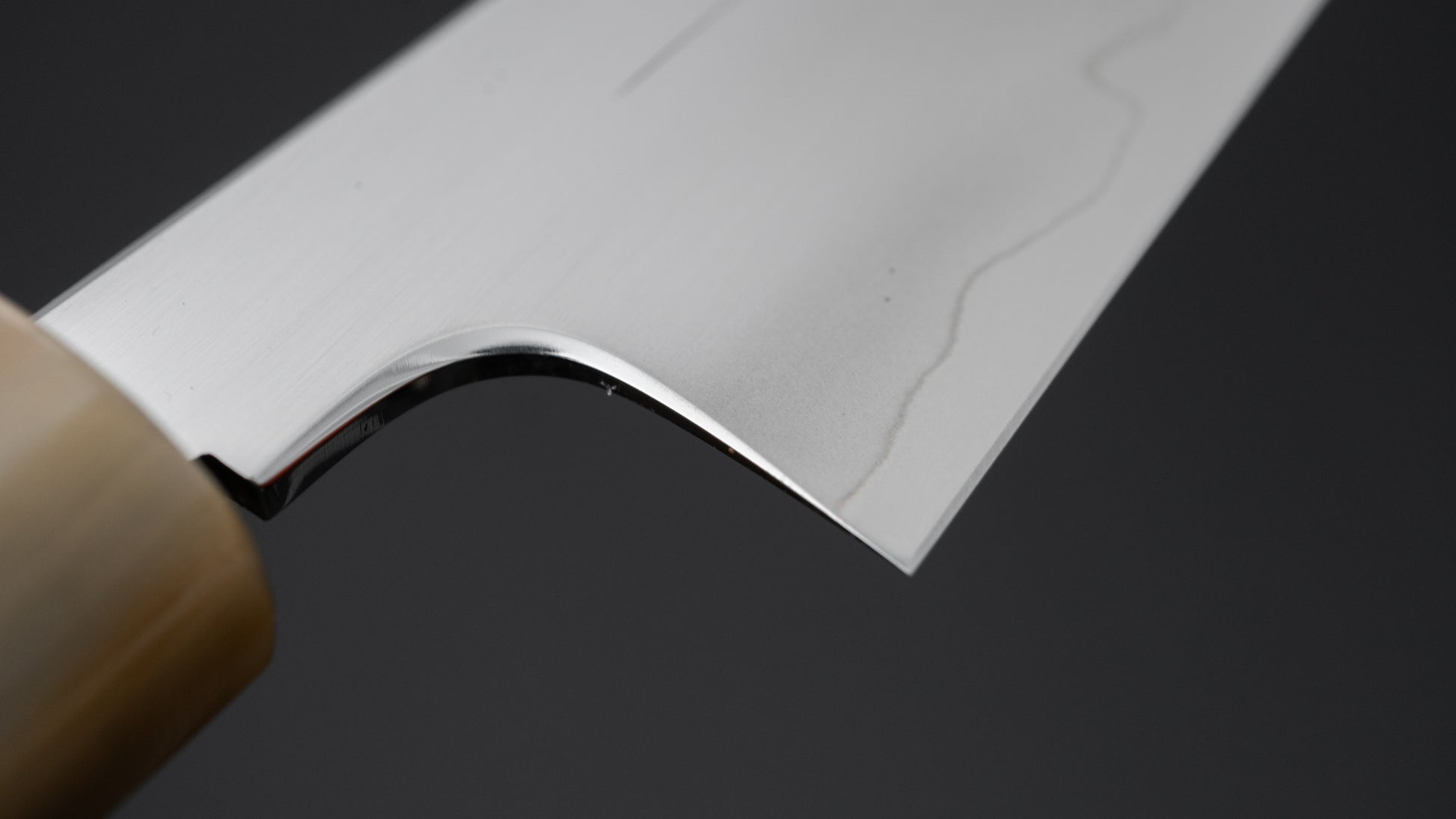 Tetsujin Silver #3 Ukiba Kiritsuke Petty 165mm Taihei Makassar Ebony Handle