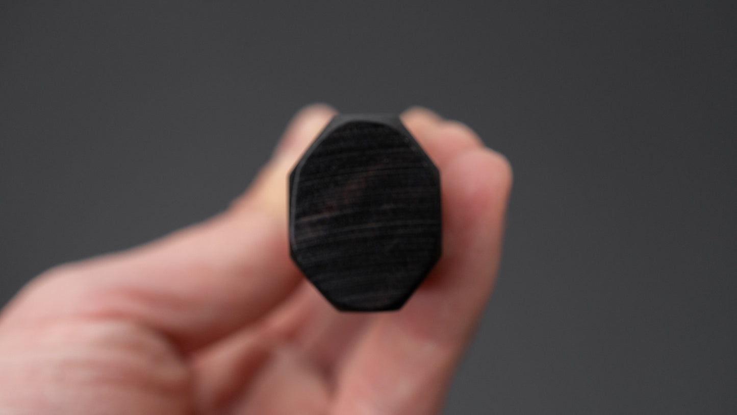 Tetsujin Silver #3 Ukiba Kiritsuke Petty 165mm Taihei Makassar Ebony Handle